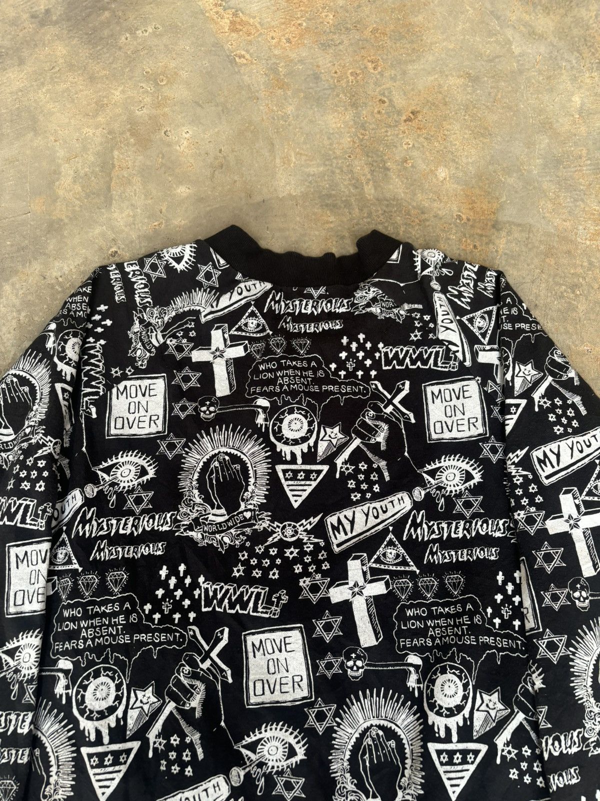 Hysteric Glamour × If Six Was Nine × Japanese Brand Y2k Rock Candy Poem Ifsixwasnine Lgb Style Sweatshirt Size US M / EU 48-50 / 2 - 5 Thumbnail