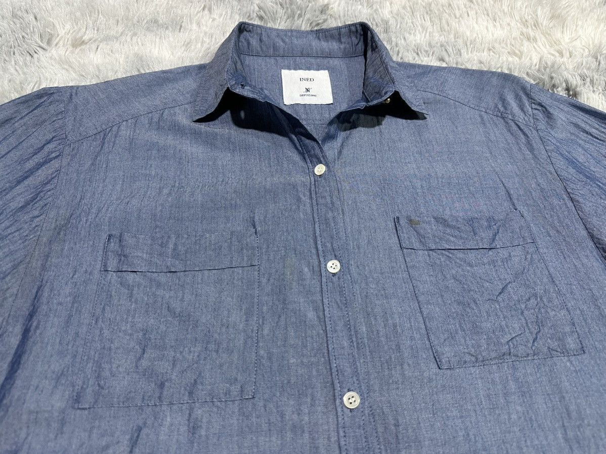 Yohji Yamamoto 🔥1992 Vintage Ined By Yohji Yamamoto Shirt Loose Fit Size US XL / EU 56 / 4 - 2 Thumbnail