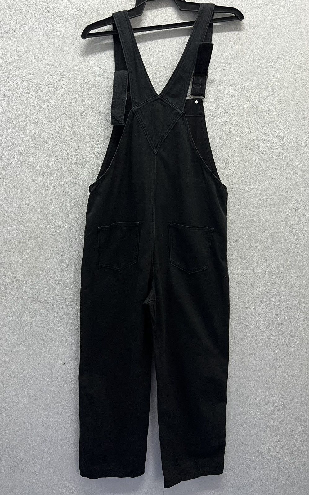 Japanese Brand × Vintage Vintage Y2K COLZA Black Cotton Overalls – Size L Size US 34 / EU 50 - 2 Thumbnail