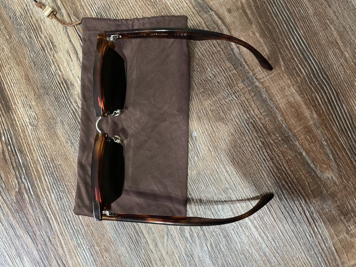 Celine CL40054U Mineral Havana Tortoise Cat Eye Half Rim Sunglasses Size ONE SIZE - 11 Thumbnail