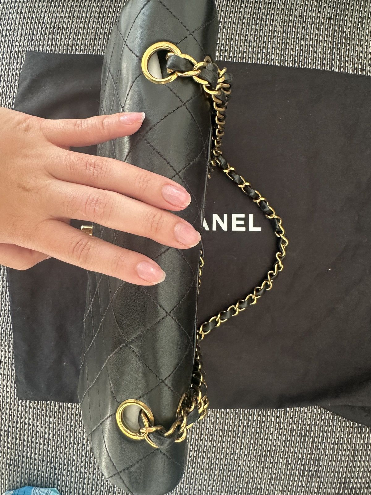 Chanel Vintage Classic Double flap medium Size ONE SIZE - 12 Thumbnail