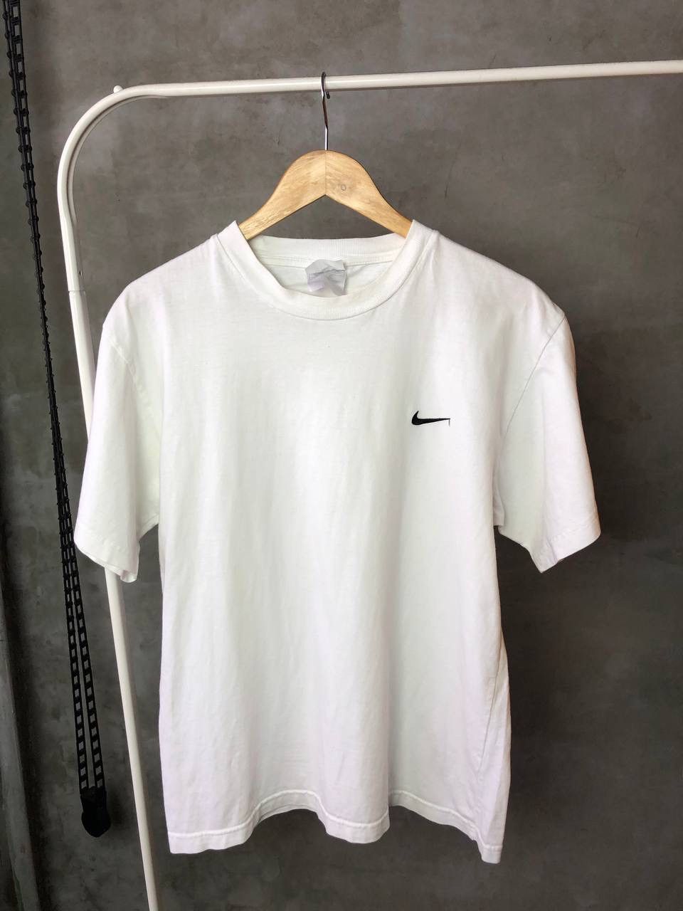 Nike Vintage Y2K Nike Mini Swoosh Embroidered Shirt White Men's M Size US M / EU 48-50 / 2 - 1 Thumbnail