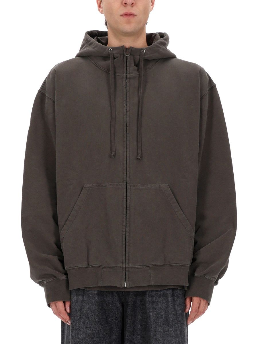 Maison Margiela MAISON MARGIELA HOODIE - BROWN Size US S / EU 44-46 / 1 - 1 Thumbnail