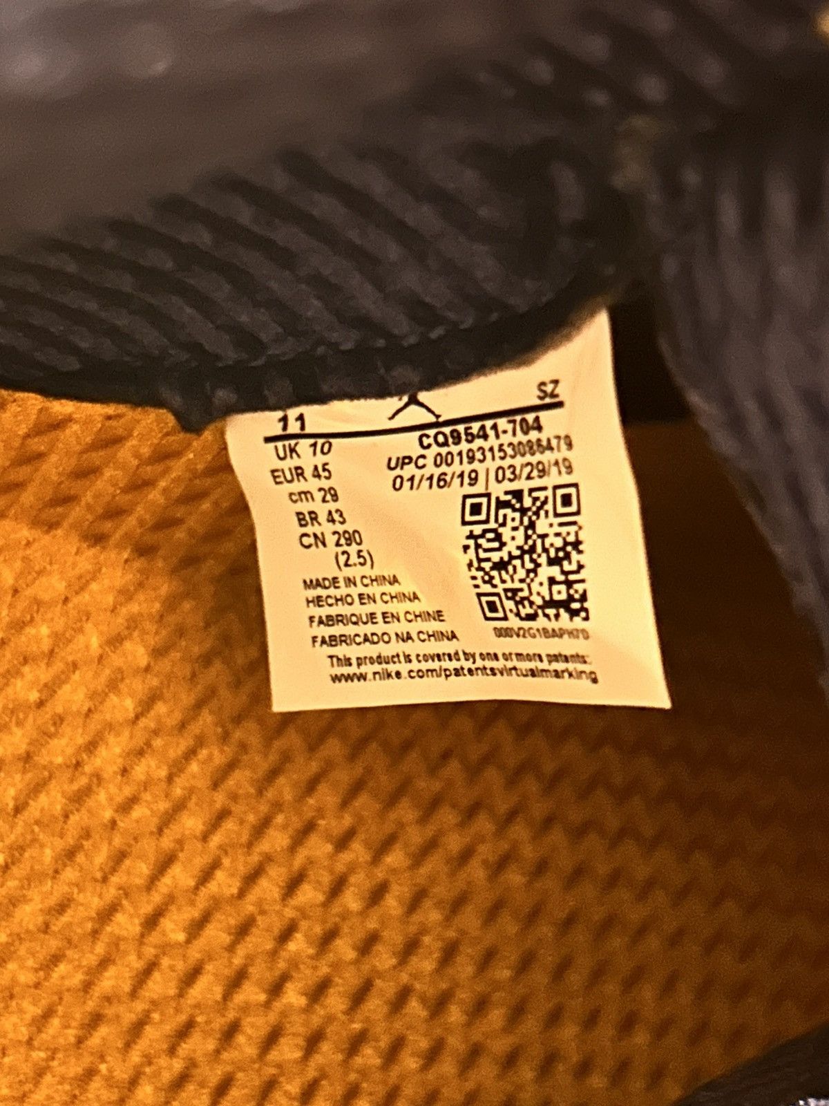 Jordan Brand × Nike Jordan 5 Michigan (2019 Size US 11 / EU 44 - 11 Thumbnail