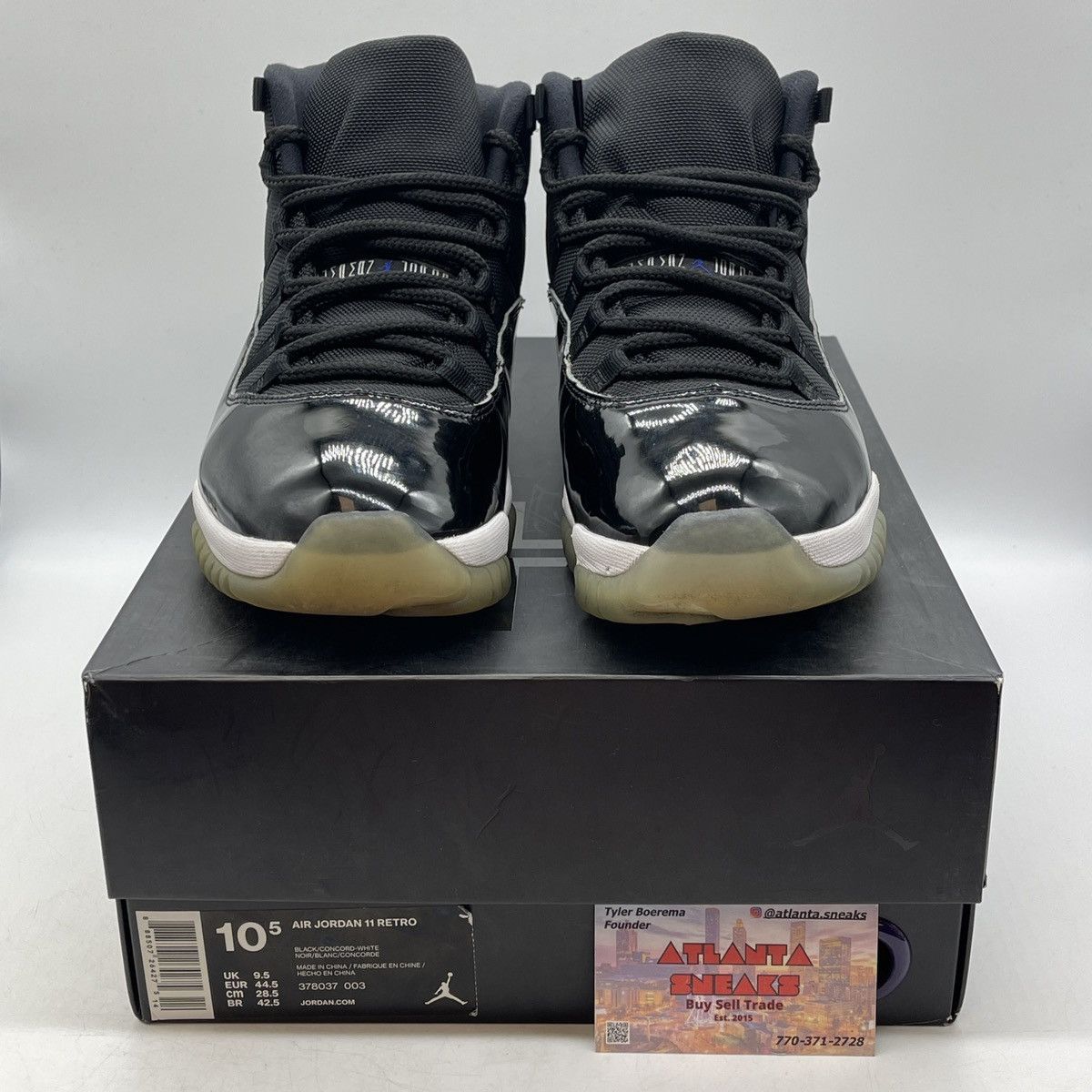 Jordan Brand Air Jordan 11 space jam Size US 10.5 / EU 43-44 - 2 Thumbnail