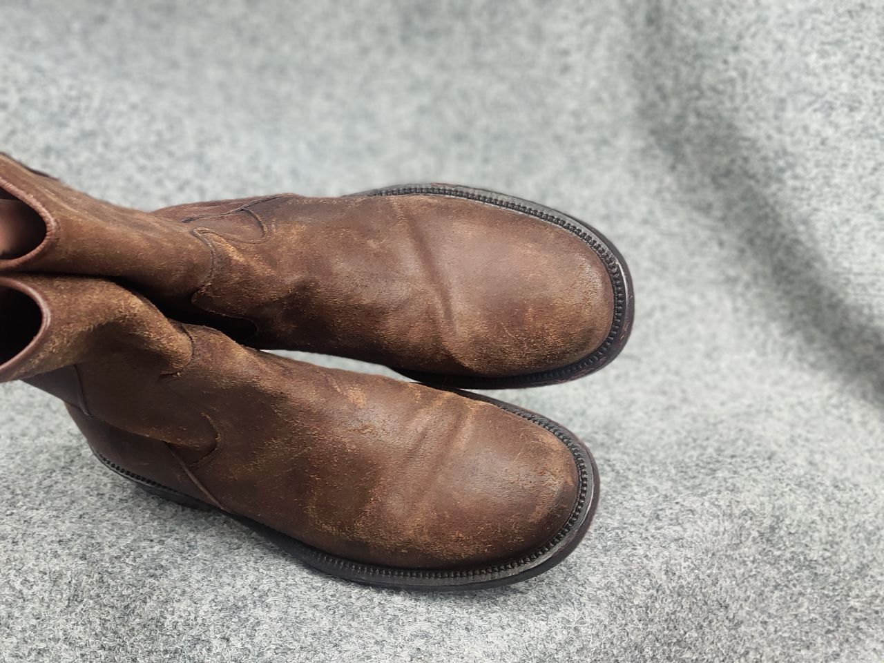 Daniele Alessandrini Alessandrini Vintage Brown Leather Boots Zip Carol Styl Rick Size US 9 / EU 42 - 14 Thumbnail