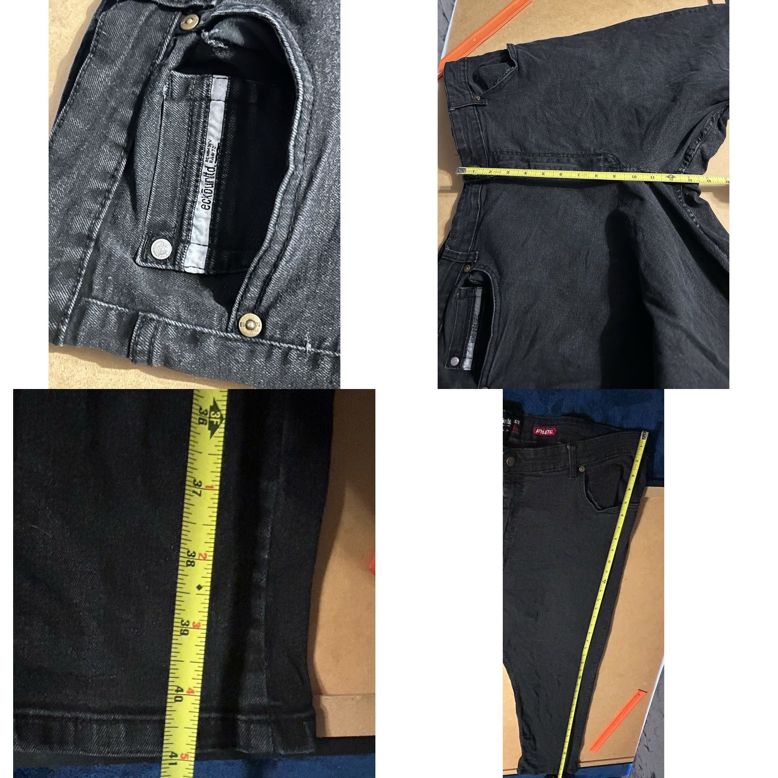 Ecko Unltd. VINTAGE Ecko Unltd. Jeans Men 46x29 Denim 5-Pocket Button Zip Hip Hop Grunge Y2K Size US 30 / EU 46 - 10 Thumbnail