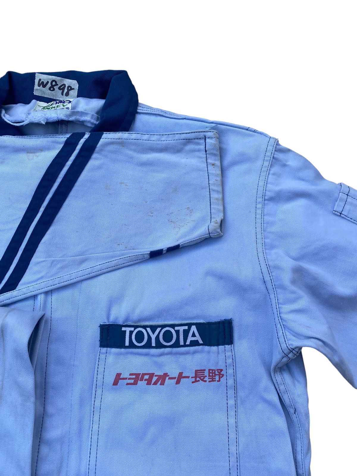 Vintage Vintage Distressed 70/80S Toyota Overall Jumpsuit Size US 34 / EU 50 - 5 Thumbnail