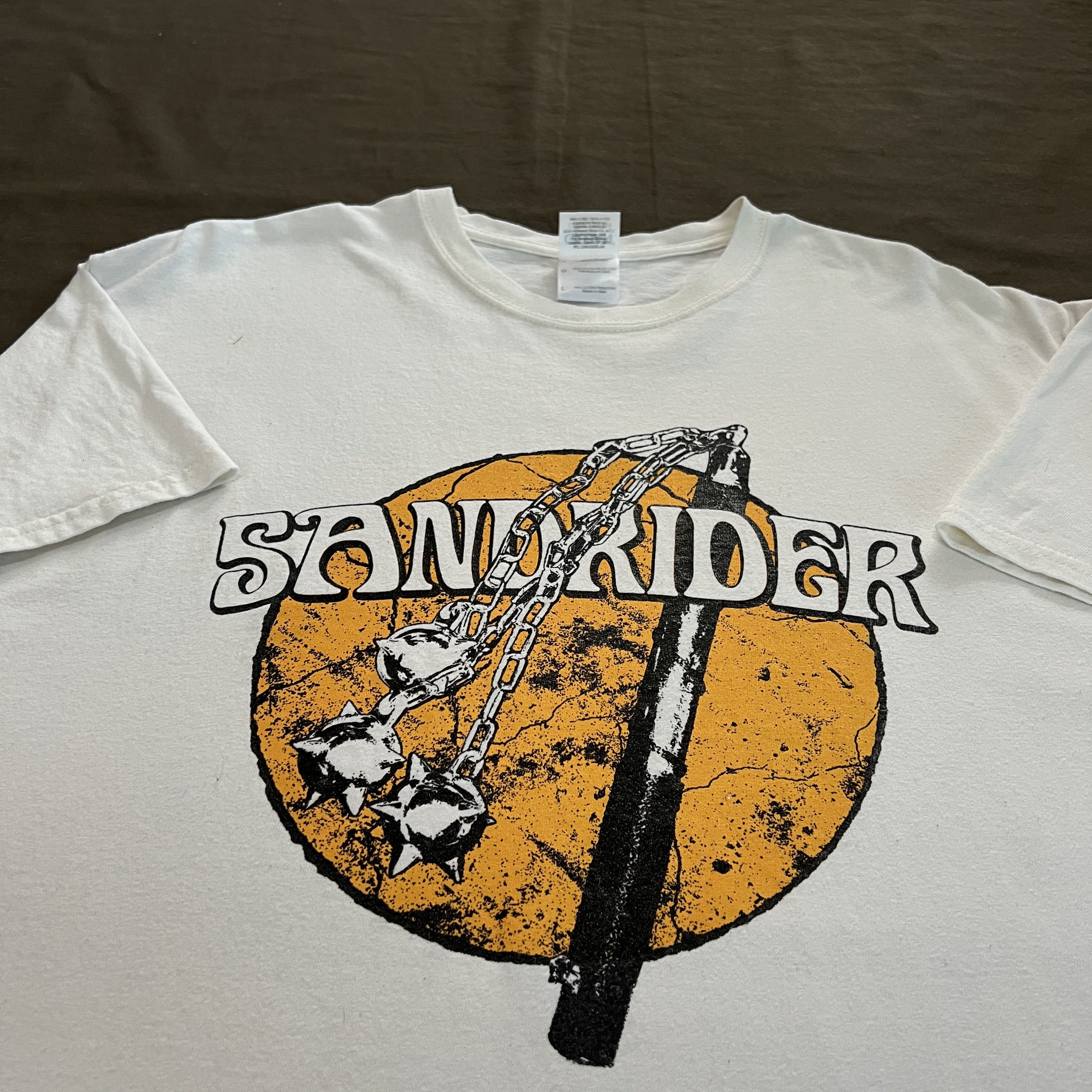 Band Tees × Vintage Vintage Y2K Sandrider Grunge Band Tee Heavy Sludge metal Size US L / EU 52-54 / 3 - 2 Thumbnail