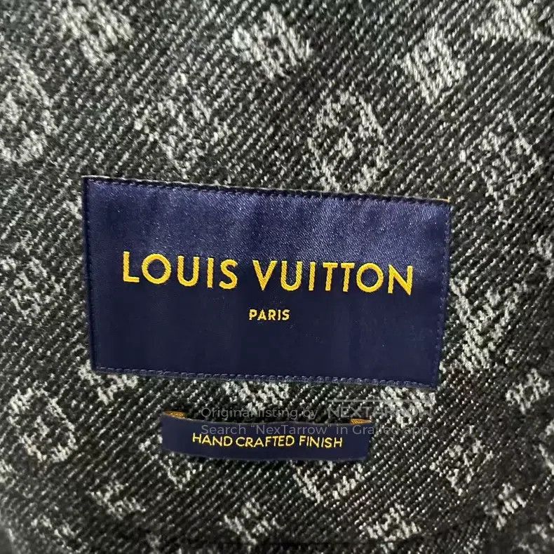 Louis Vuitton Louis Vuitton Black Solid Lining Full Print Long Sleeve Co Size US L / EU 52-54 / 3 - 2 Thumbnail