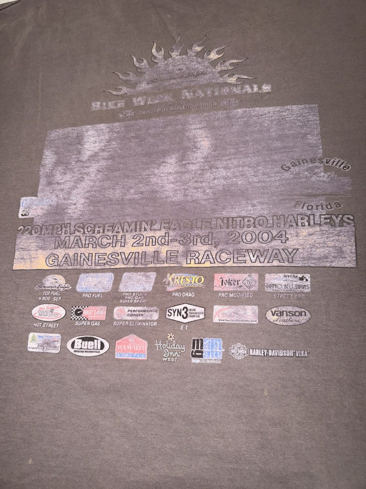 Harley Davidson Y2K Faded Harley Davidson tee Size US XL / EU 56 / 4 - 7 Thumbnail