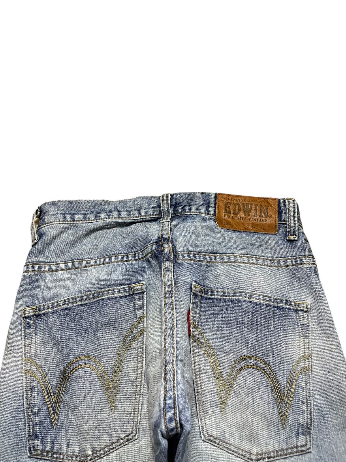 Edwin Exclusive Vintage Edwin Faded Distressed Loose Baggy Jeans Size US 32 / EU 48 - 8 Thumbnail
