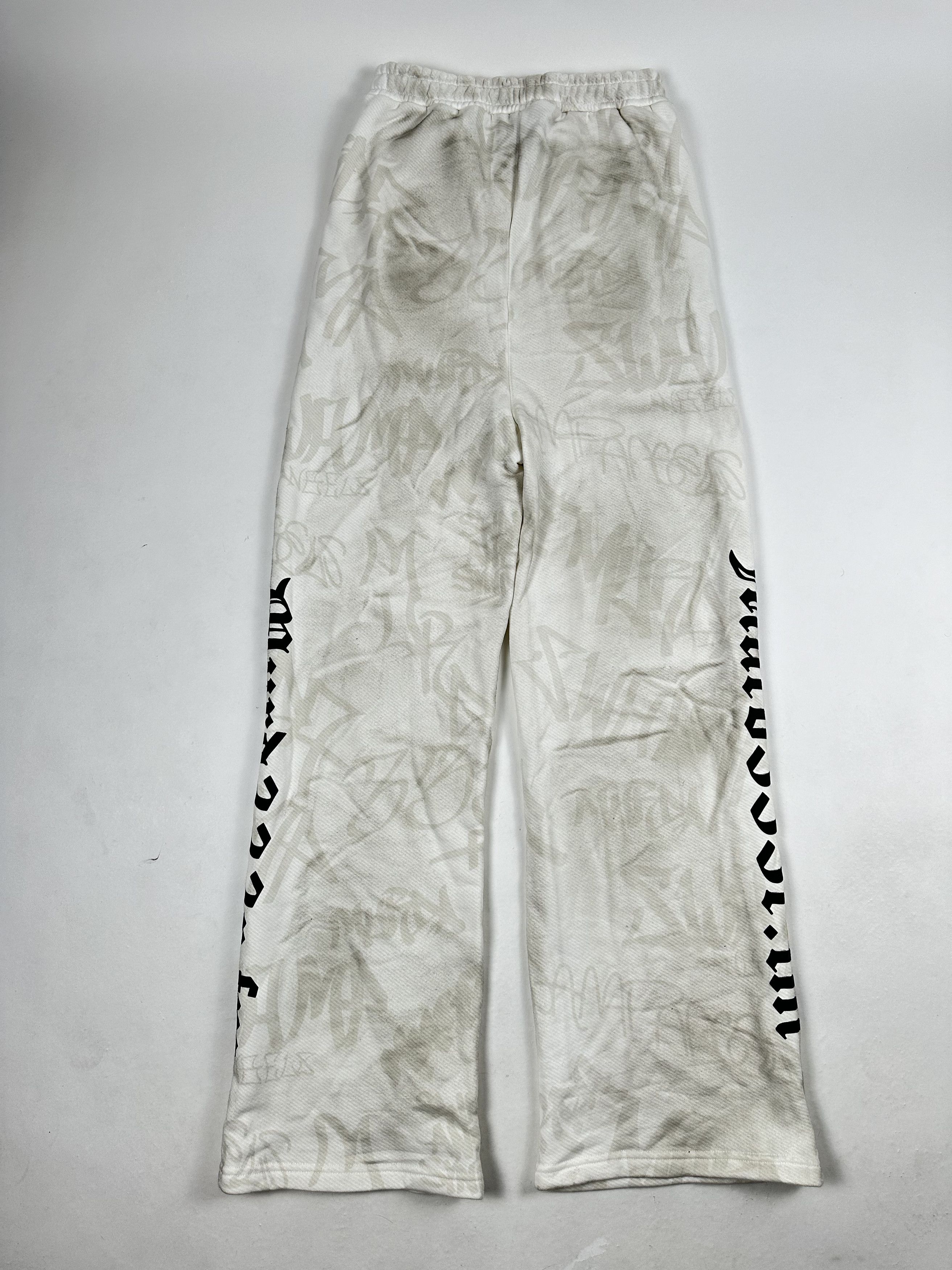 murd333r.fm Murd333r White Sweatpants (ComplexCon Exclusive) Size US 32 / EU 48 - 4 Thumbnail