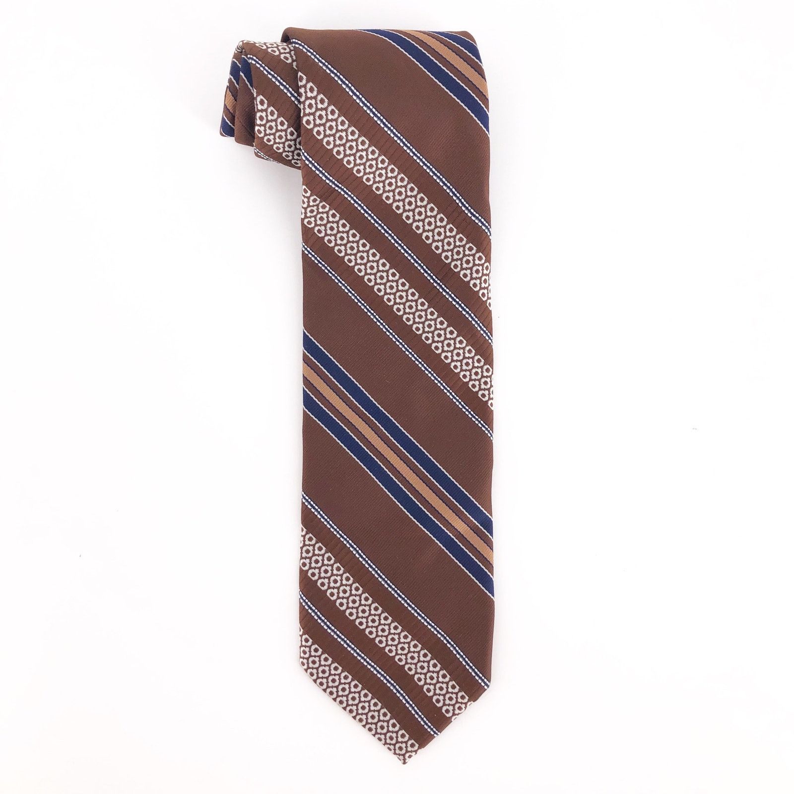 Vintage 70s wide striped neck tie 1970s vintage Size ONE SIZE - 1 Thumbnail