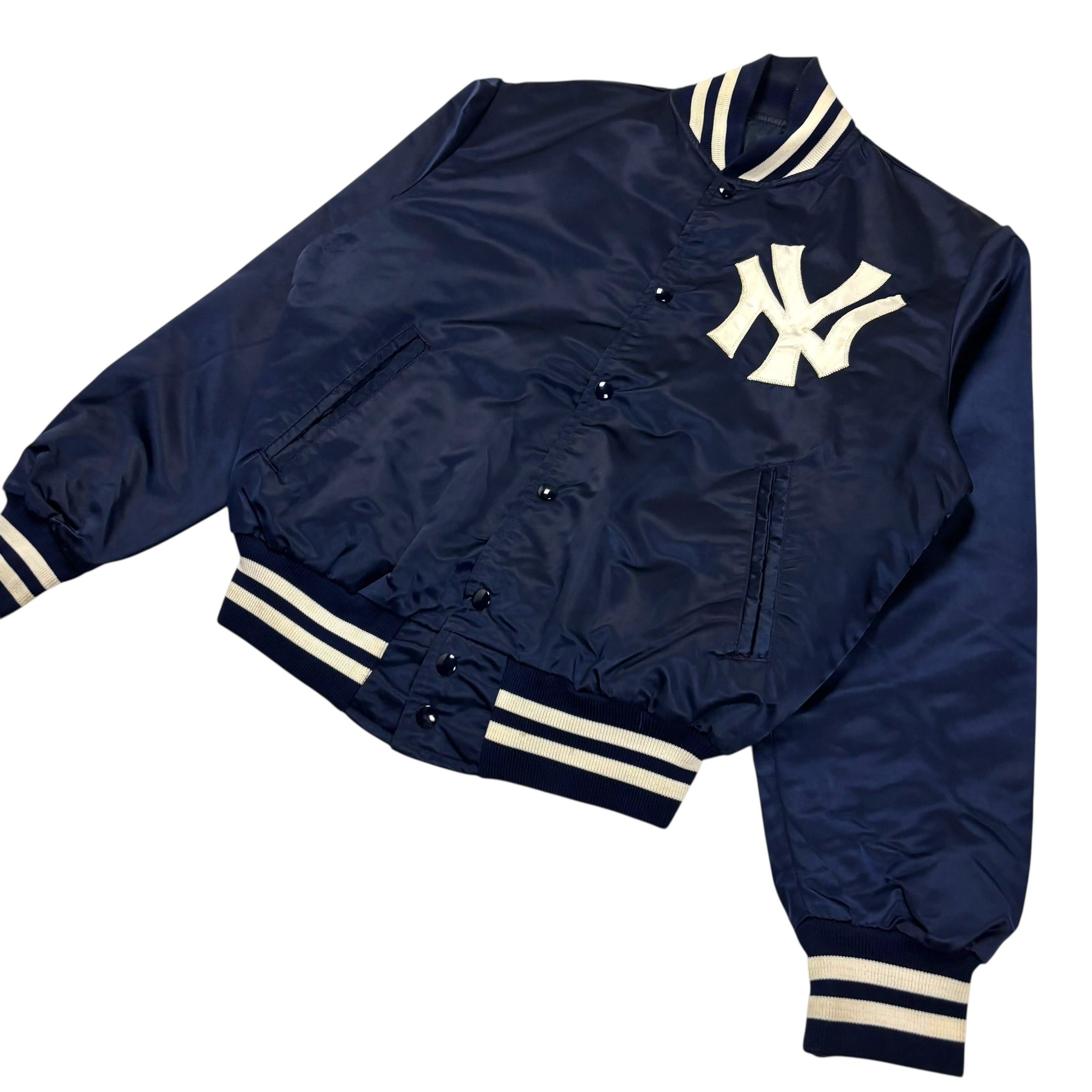 New York Yankees × Vintage 1981 New York Yankees Satin Baseball Jacket - Size M Size US M / EU 48-50 / 2 - 3 Thumbnail