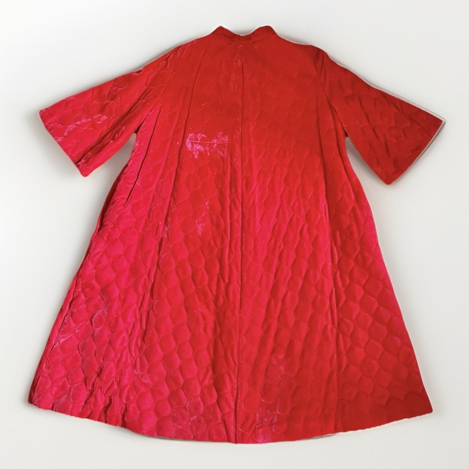 Albert Nipon Vintage Albert Nipon Coat Quilted Velvet Red Size 14 Glamour Size XL / US 12-14 / IT 48-50 - 5 Thumbnail