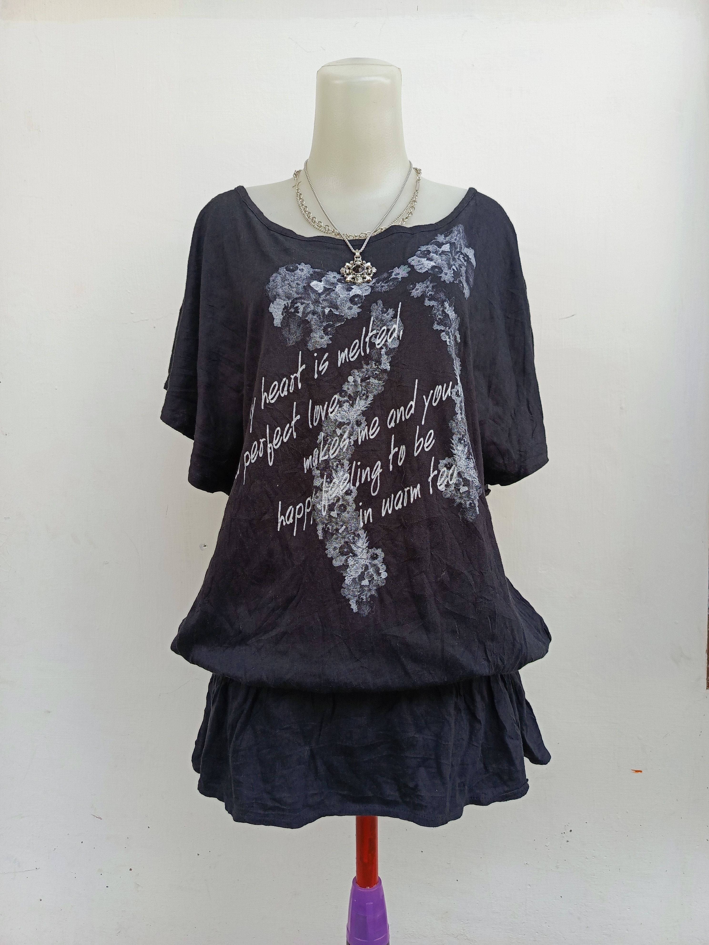 Japanese Brand Sky Bomber Gothic Fairy Grunge Tunic Top Size L / US 10 / IT 46 - 1 Thumbnail
