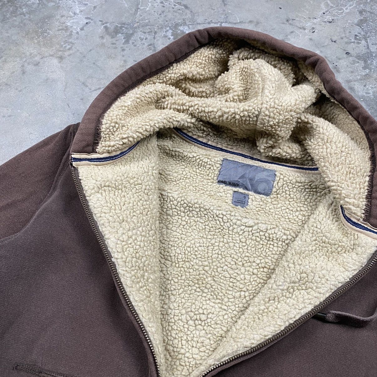If Six Was Nine × Old Navy y2k Old Navy Sherpa Heavyweight Zipped Up Size US S / EU 44-46 / 1 - 4 Thumbnail