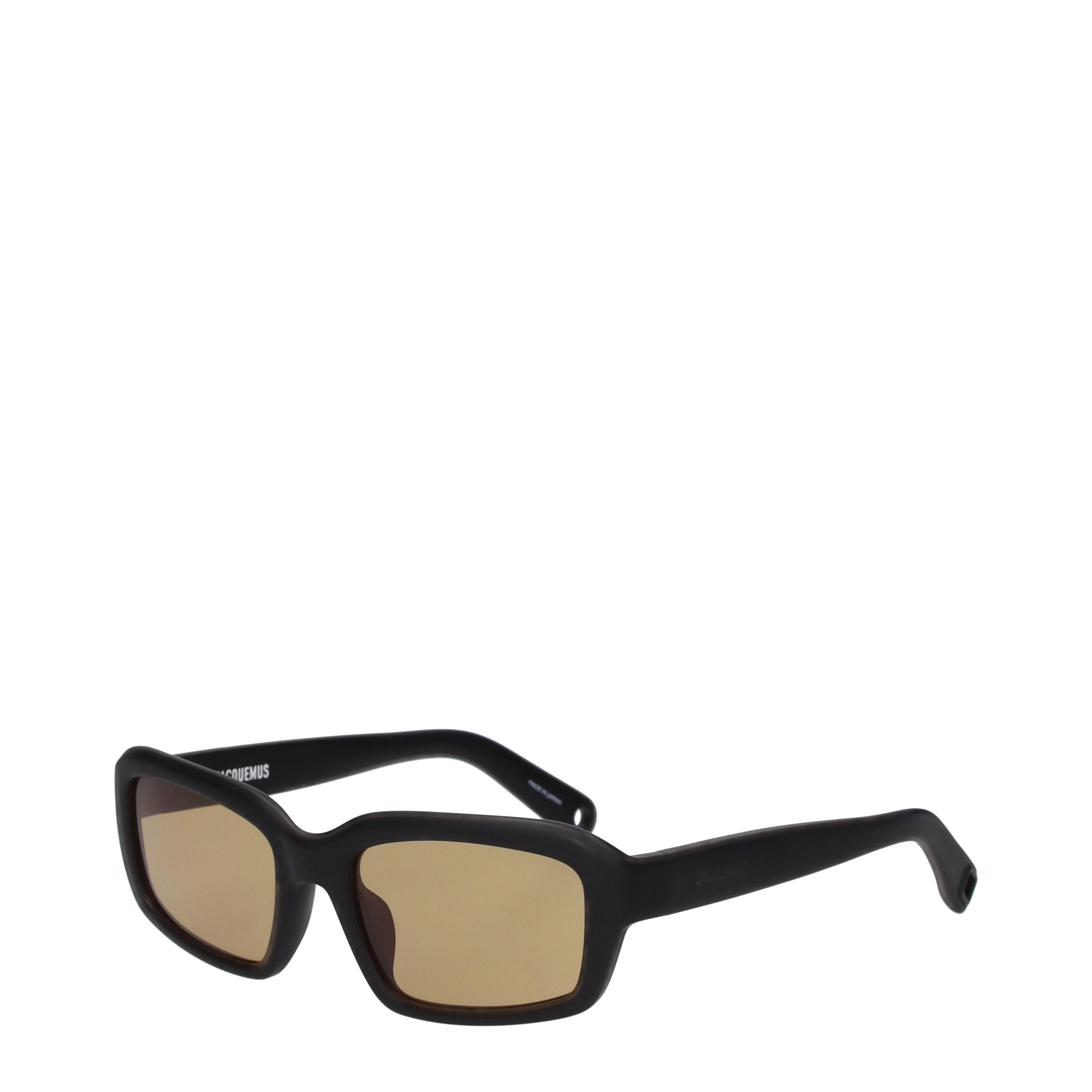 Jacquemus Jacquemus Sunglasses Men Acetate Black/Amber Size ONE SIZE - 1 Preview