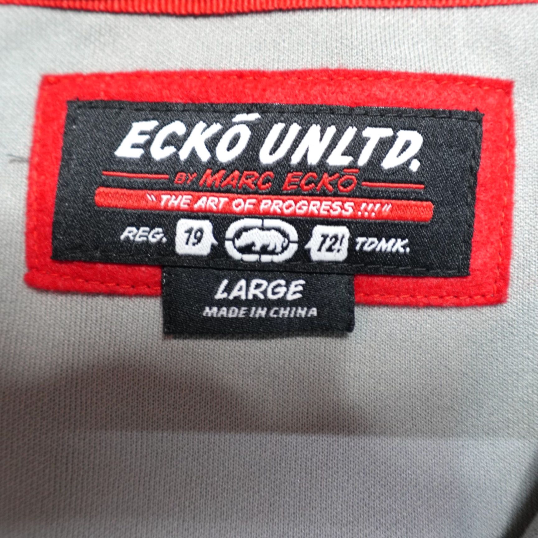 Ecko Unltd. VINTAGE Ecko Unltd. Jacket Track Jacket Graffiti Graffiti Y2K Gray Black Embroidered Comic Book Run/Activewear Mens L Gray Embroidered/Large Size US L / EU 52-54 / 3 - 4 Thumbnail