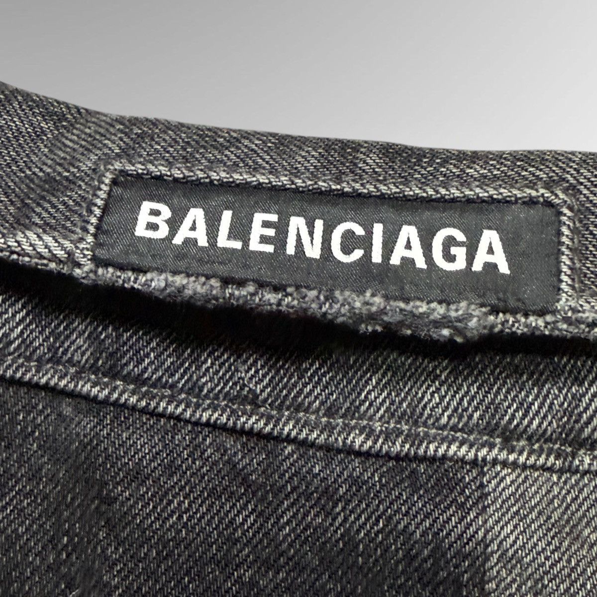 Balenciaga Balenciaga Recycle Patchwork Denim Jacket [RARE SAMPLE] Size US XL / EU 56 / 4 - 5 Thumbnail
