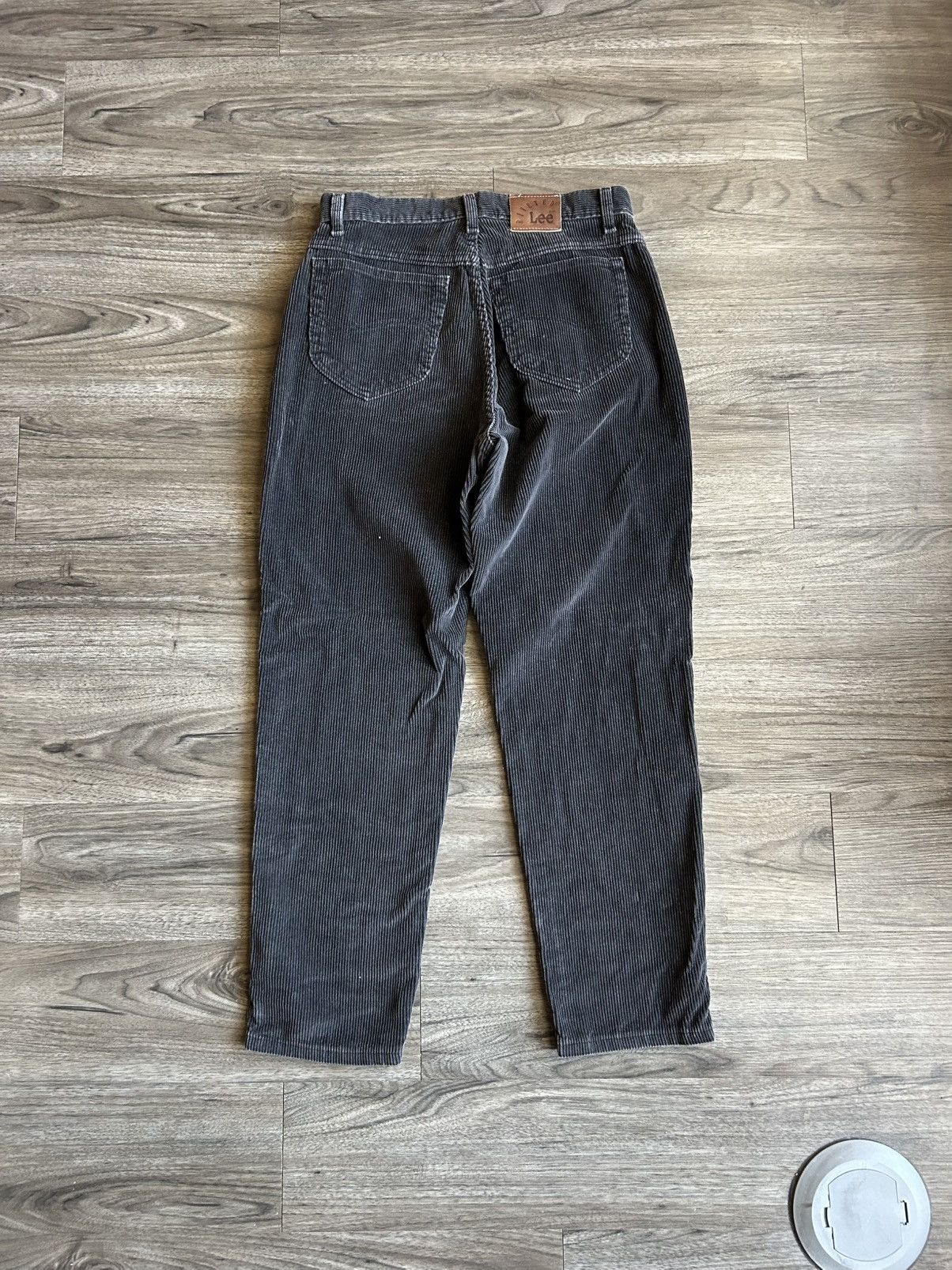 Lee 90s Vintage Riveted By Lee Tapered Brown Corduroy Pants Size 30" / US 8 / IT 44 - 5 Thumbnail