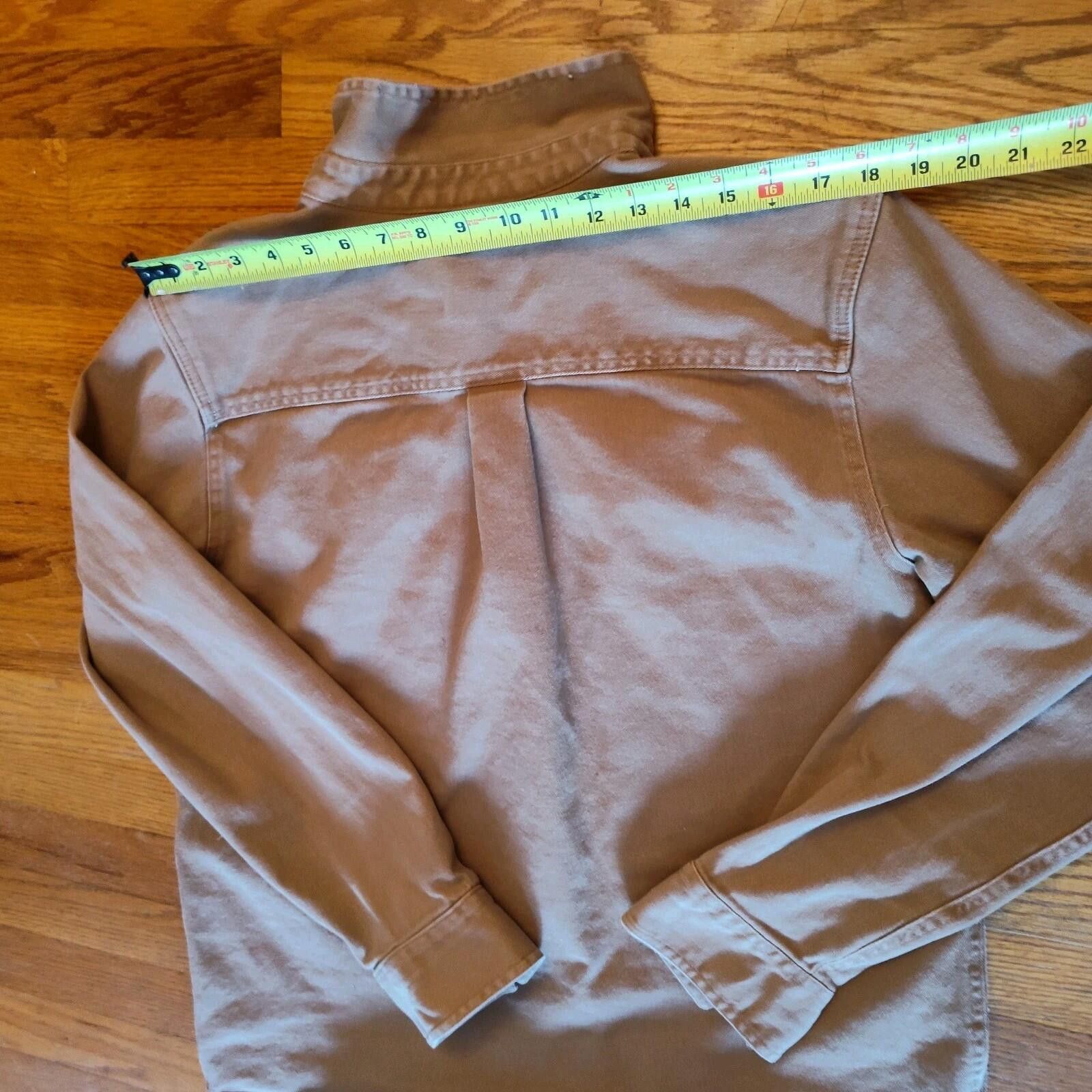 Tony Hawk Tony Hawk Twill Khaki Trucker Jacket Full Zip Men's Size L Size US L / EU 52-54 / 3 - 12 Thumbnail