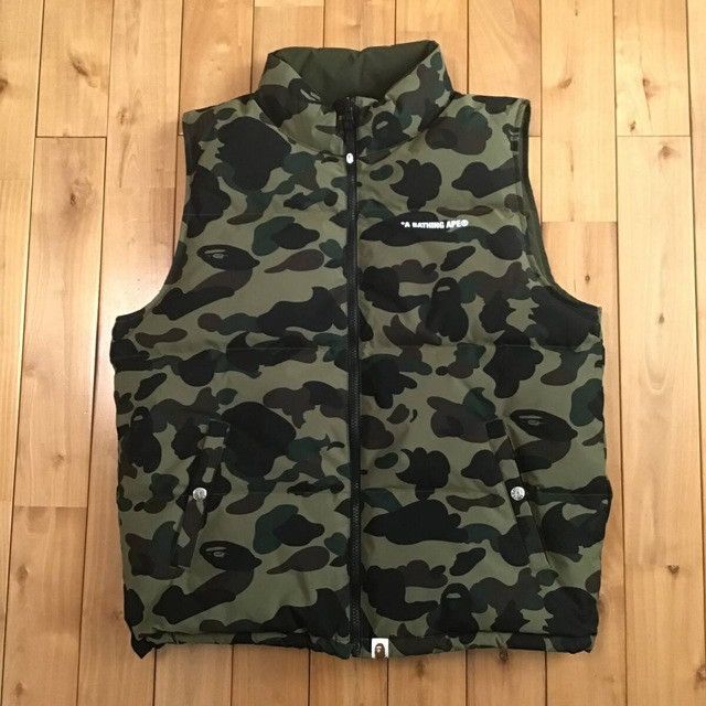 Bape 🔥Reversible🔥 BAPE CAMO Puffer Down Vest a bathing ape Size US M / EU 48-50 / 2 - 2 Thumbnail