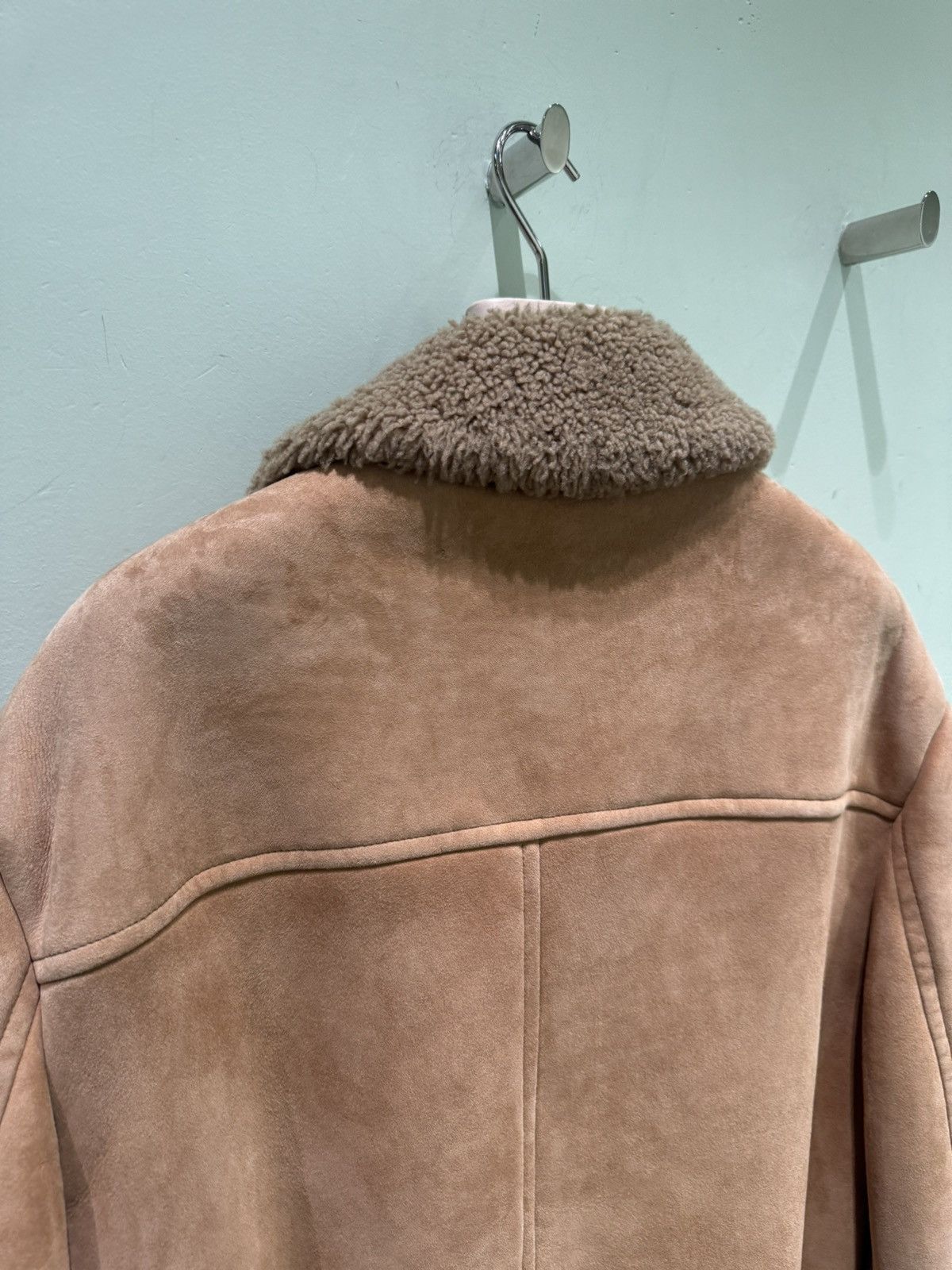 Prada o1la1rc1a0925 Shearling Jacket in Camel Size US L / EU 52-54 / 3 - 14 Thumbnail