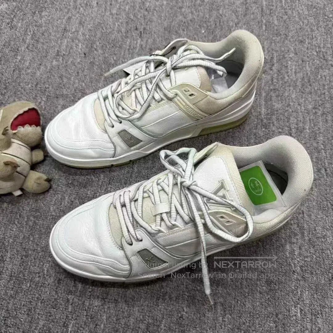Louis Vuitton Louis Vuitton White Trainer Size 42. Size US 9 / EU 42 - 1 Thumbnail