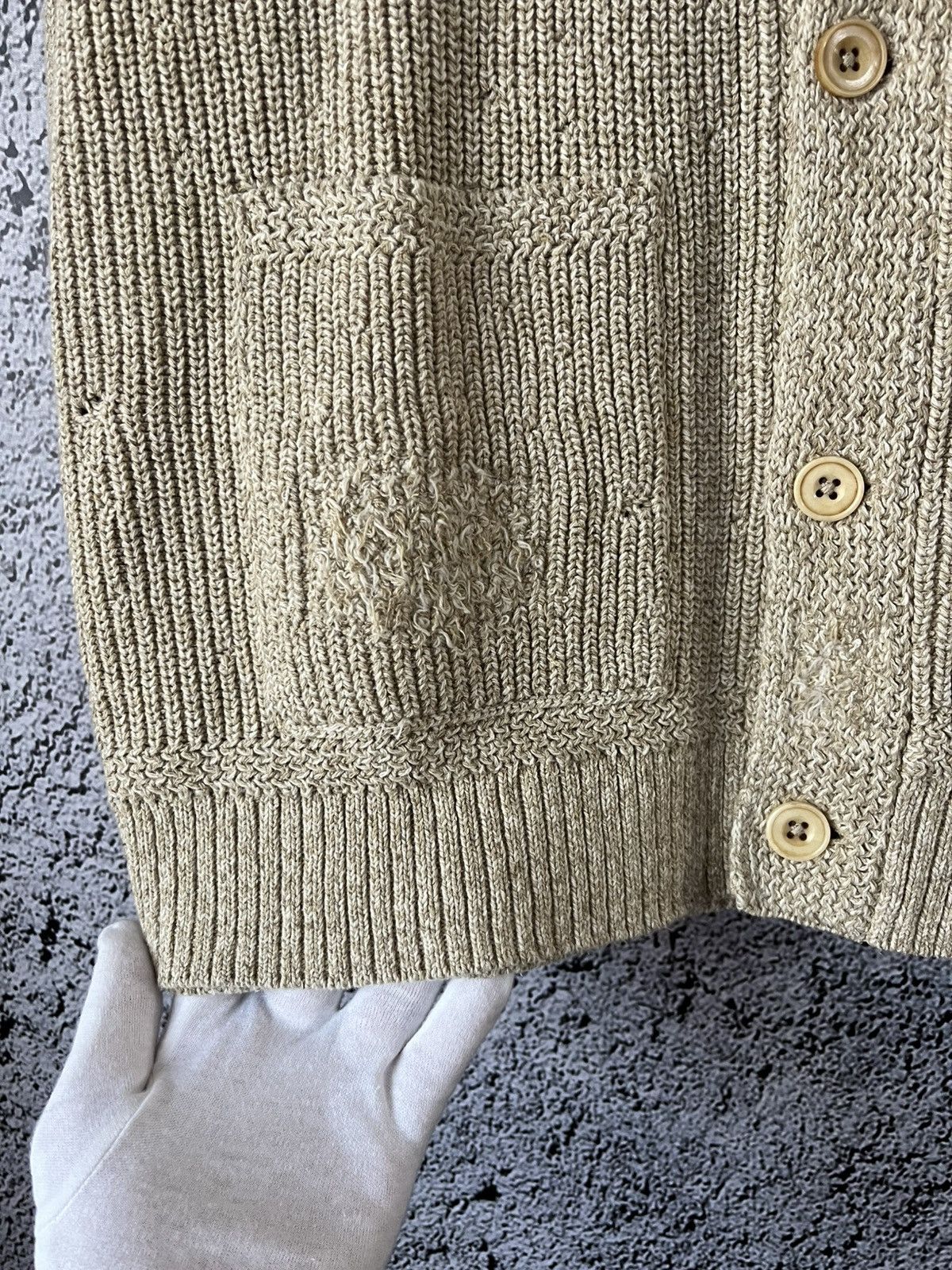 RRL Ralph Lauren RRL Ralph Lauren Cardigan Knit Cotton Sweater Men Size XL Size US XL / EU 56 / 4 - 8 Thumbnail
