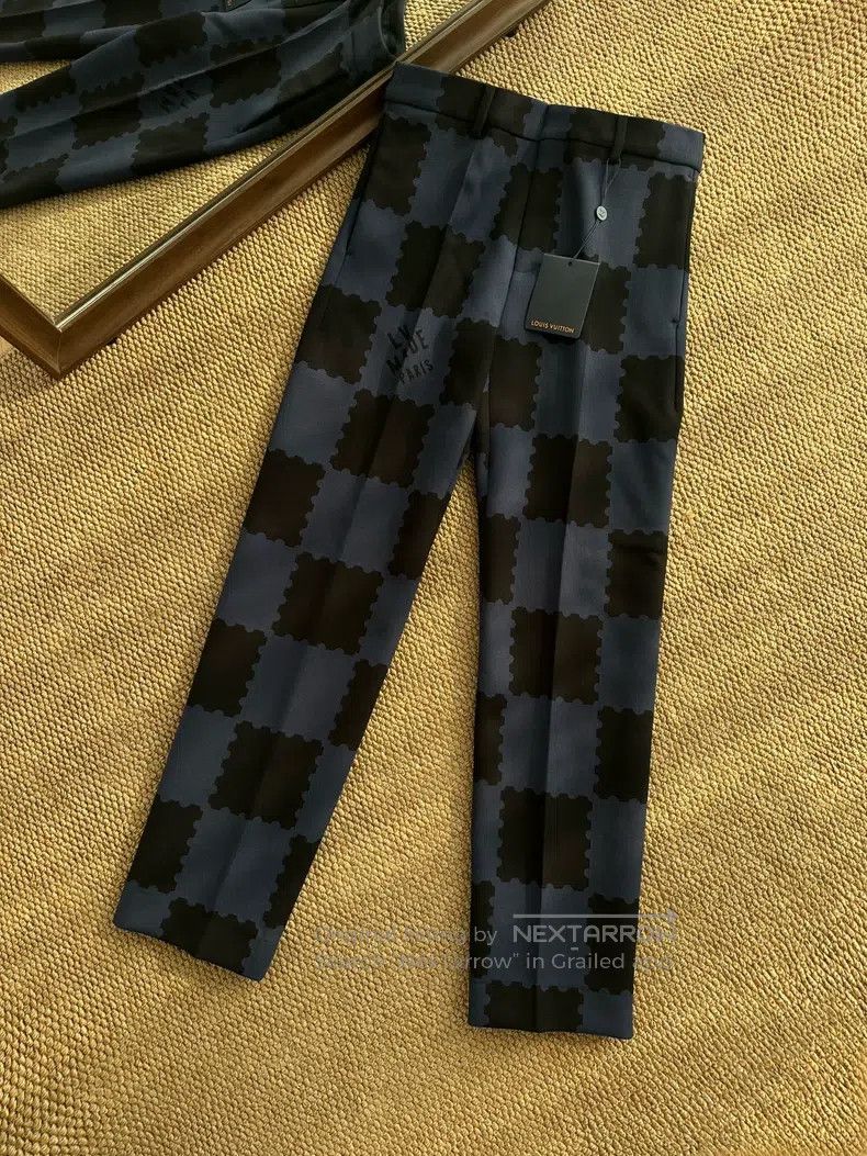Louis Vuitton Louis Vuitton NIGO2 Co-branded Checker Pants Size US 38 / EU 54 - 1 Thumbnail
