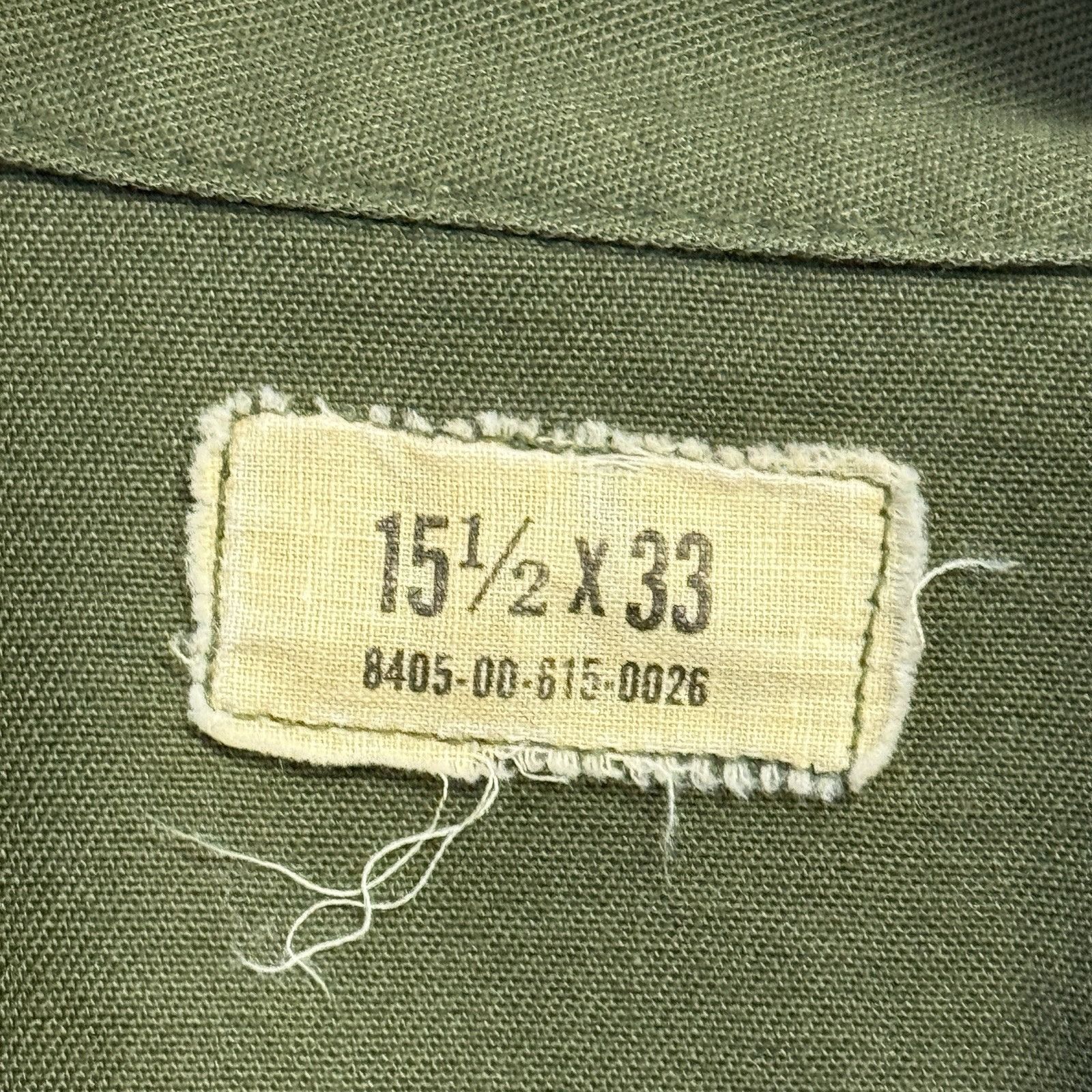 Vintage Vintage Military 507 Dura Press Shirt Mens Army Shade Green Size US L / EU 52-54 / 3 - 6 Thumbnail