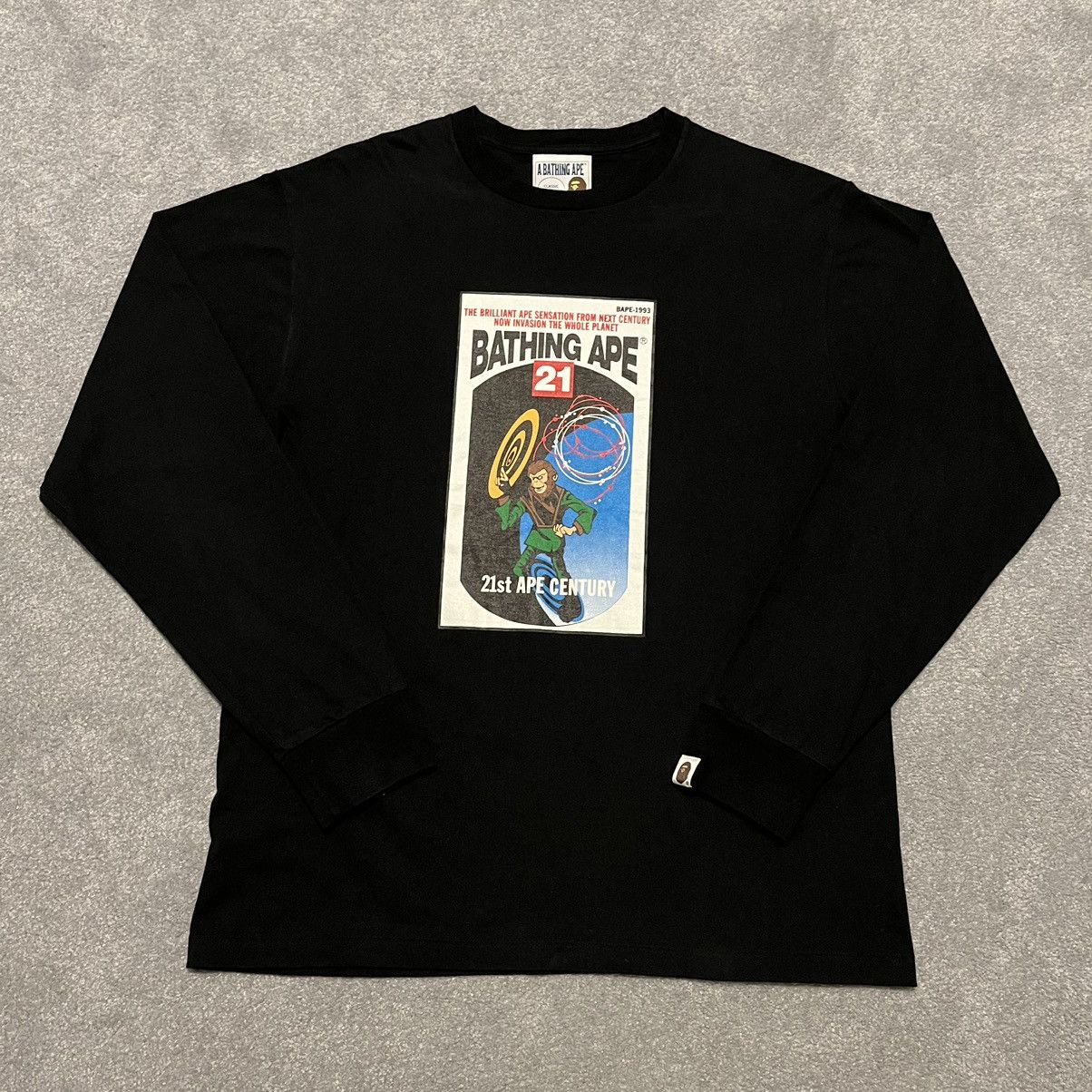 Bape Archive A Bathing Ape 21st Ape Century Long Sleeve Tee