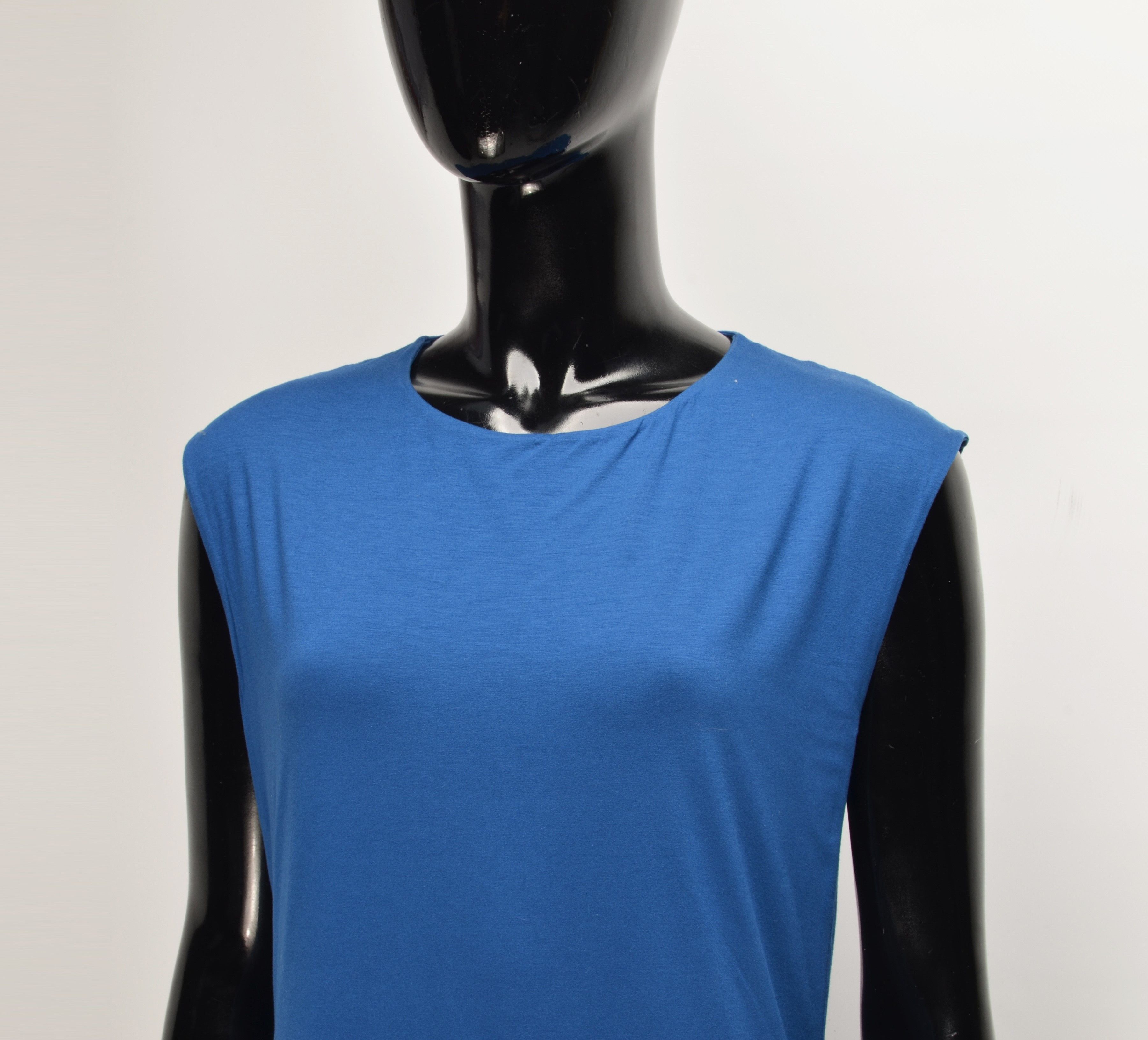 Wolford Wolford Black Blue Sleeveless Mini Dress Size M / US 6-8 / IT 42-44 - 2 Thumbnail