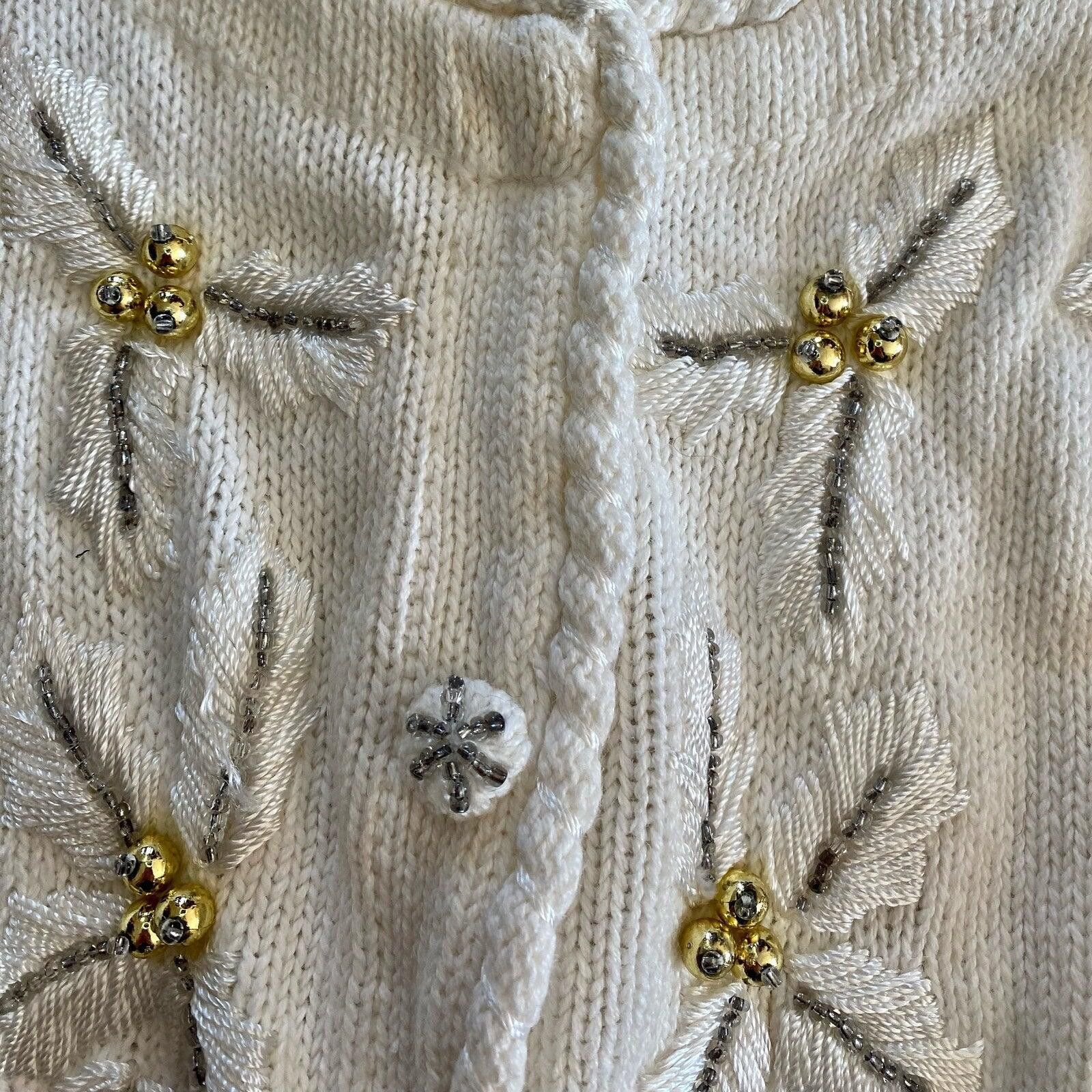 Other BP Design Vintage Ramie Knit White Sweater Womens XLarge Size XL / US 12-14 / IT 48-50 - 5 Thumbnail