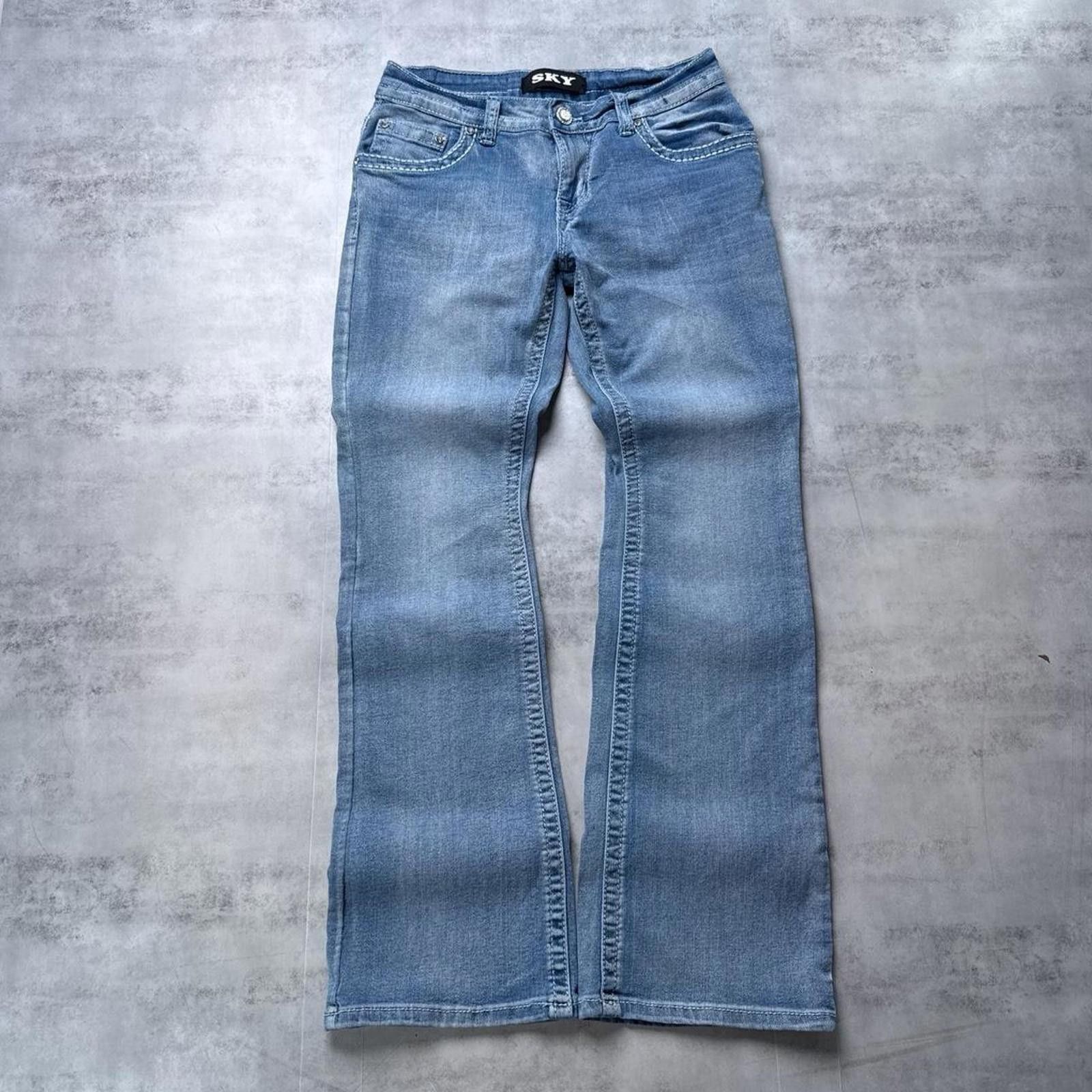 Other Y2K Sky blue flared bootcut 00s denim jeans Size 30" / US 8 / IT 44 - 2 Thumbnail
