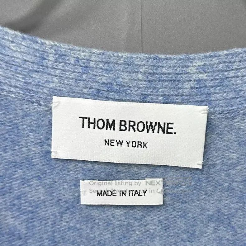 Thom Browne Thom Browne Blue Knit Cashmere Cardigan Size US M / EU 48-50 / 2 - 4 Thumbnail