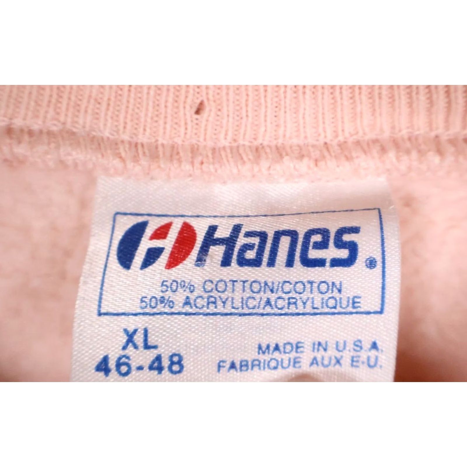 Hanes VINTAGE 80s Let's Play Bingo Sweatshirt Hanes XL Adult Raglan Pink Pullover 50/50 cotton/polyester Crew Neck Women Size XL / US 12-14 / IT 48-50 - 3 Thumbnail
