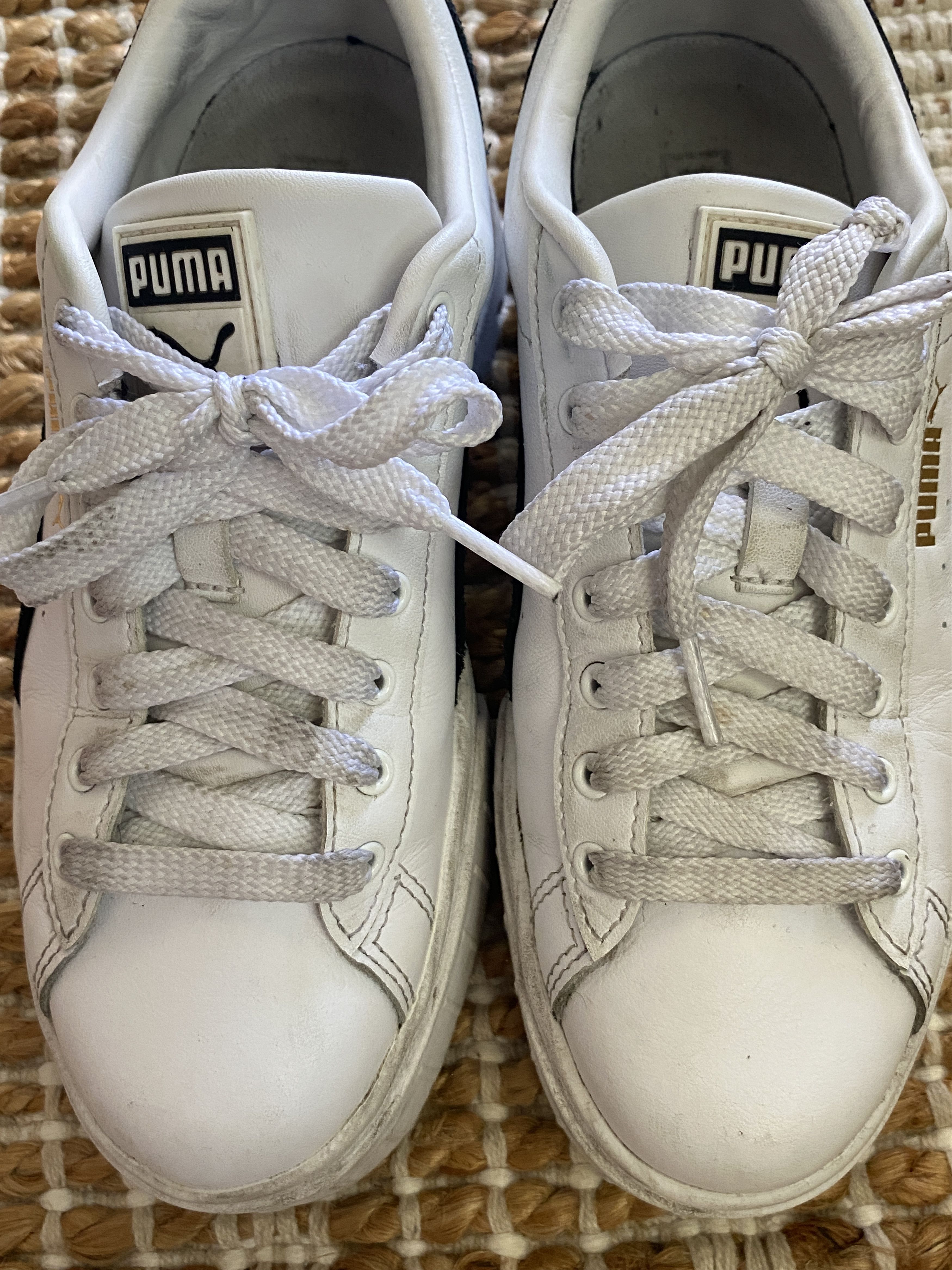 Puma Mayze Women’s Sneakers – White & Black – Size US 6.5