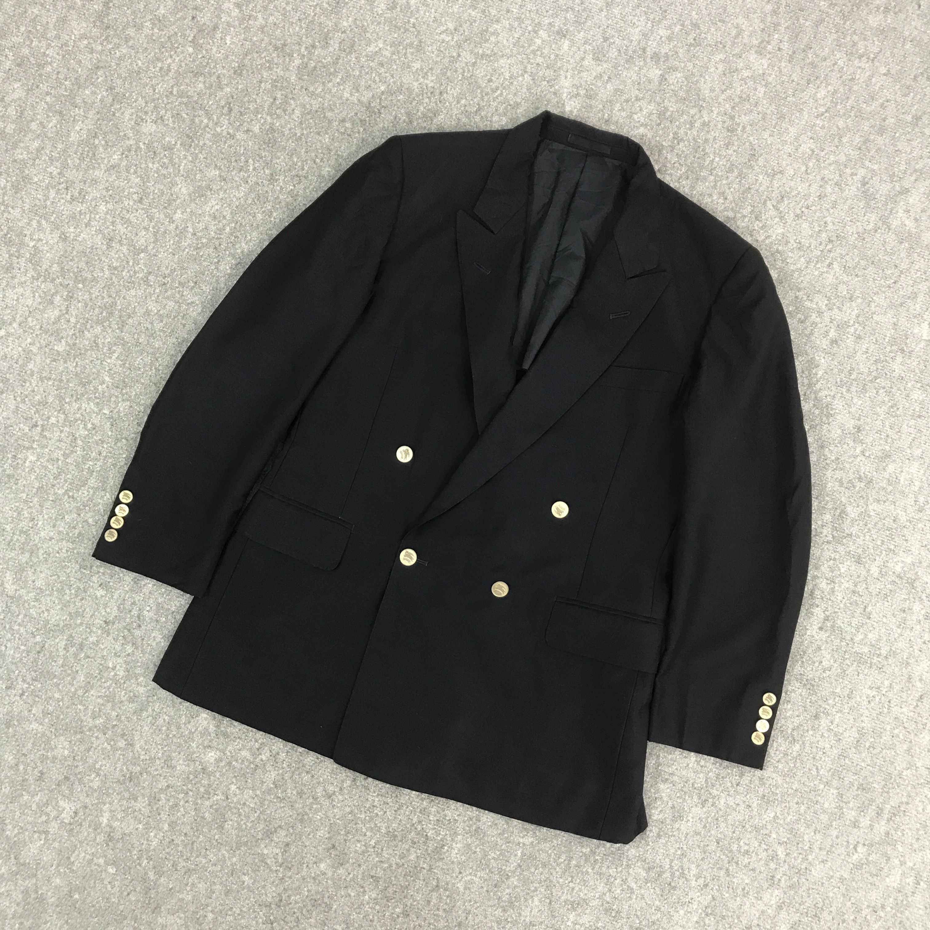 Burberry × Japanese Brand BURBERRYS DOUBLE BREAST GOLD BUTTON JACKET Size US L / EU 52-54 / 3 - 5 Thumbnail