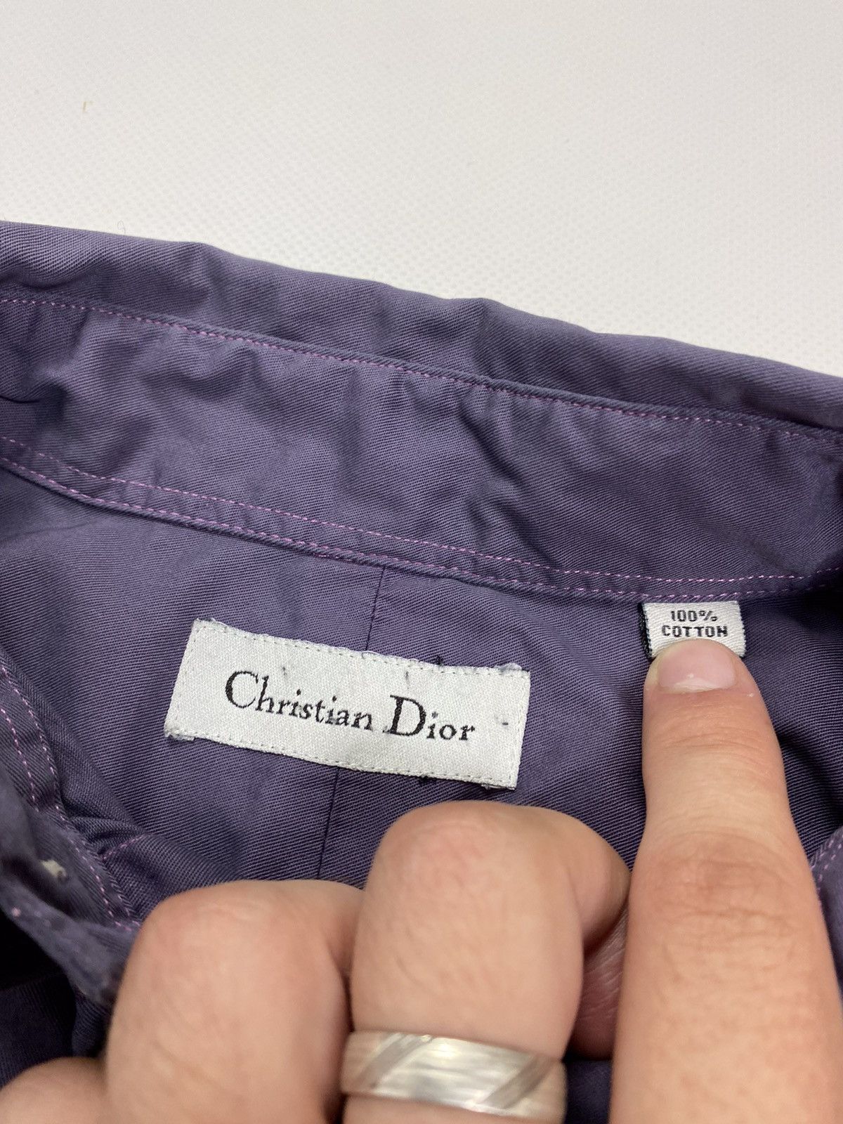 Christian Dior Monsieur × Dior × Vintage Vintage Christian Dior Monsieur Shirt Size US L / EU 52-54 / 3 - 4 Thumbnail