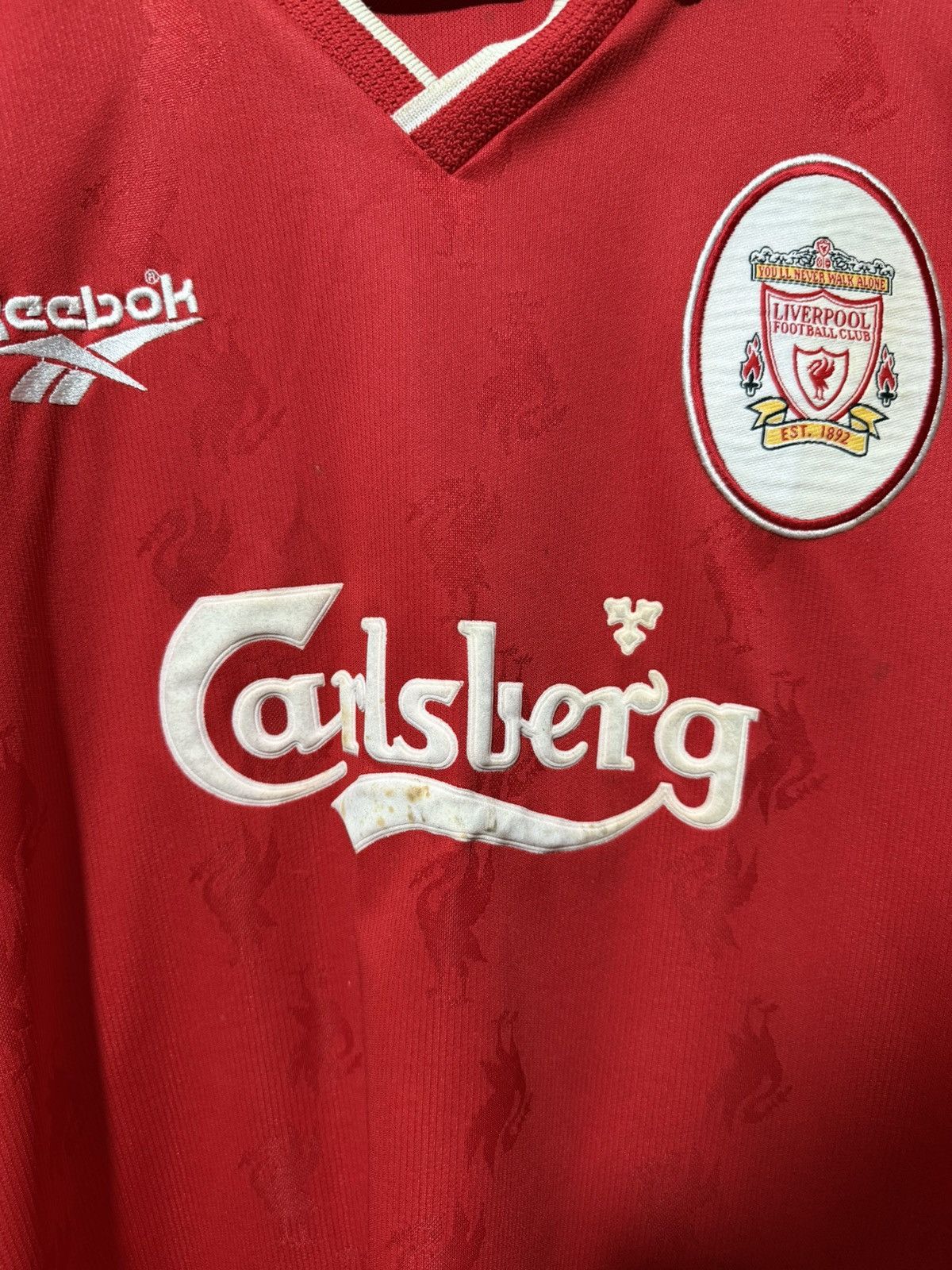 Reebok Reebok Liverpool 1996-1998 Home Soccer Jersey Size 42-44 Size US XXL / EU 58 / 5 - 4 Thumbnail