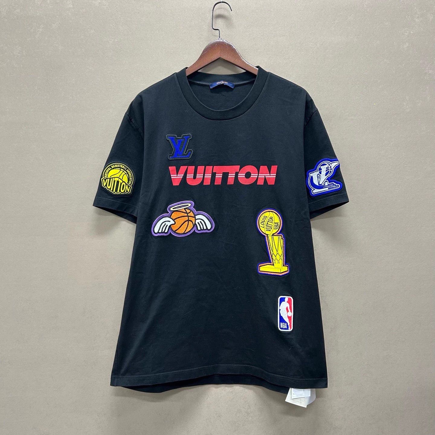 Louis Vuitton LV x NBA Black Tee XXL 99 New Size US XXL / EU 58 / 5 - 1 Thumbnail