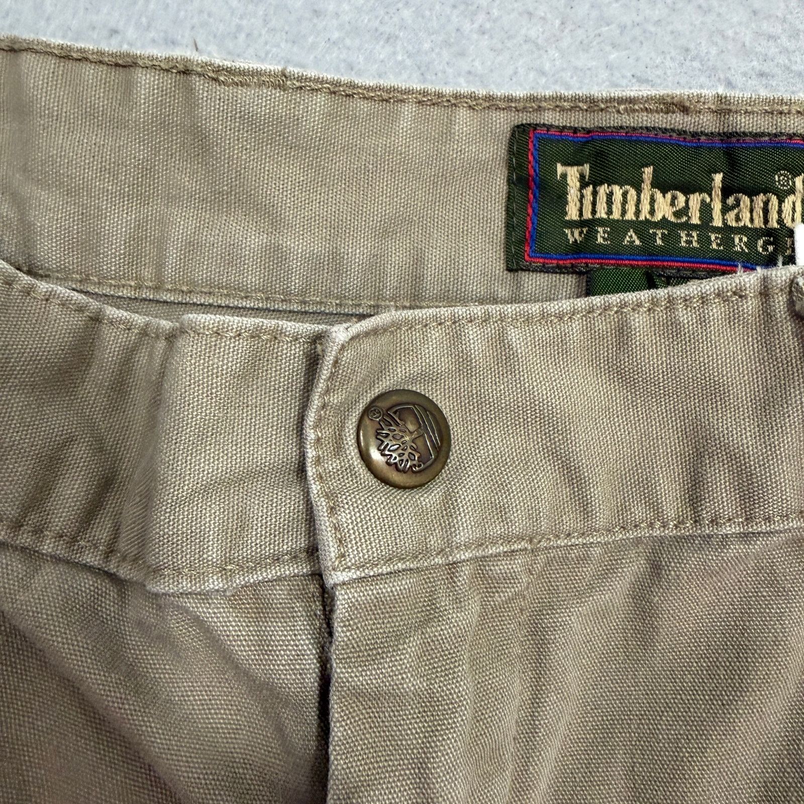 Timberland Vintage Timberland Cargo Shorts Men's 36 Khaki 9" Inseam Size US 36 / EU 52 - 4 Thumbnail