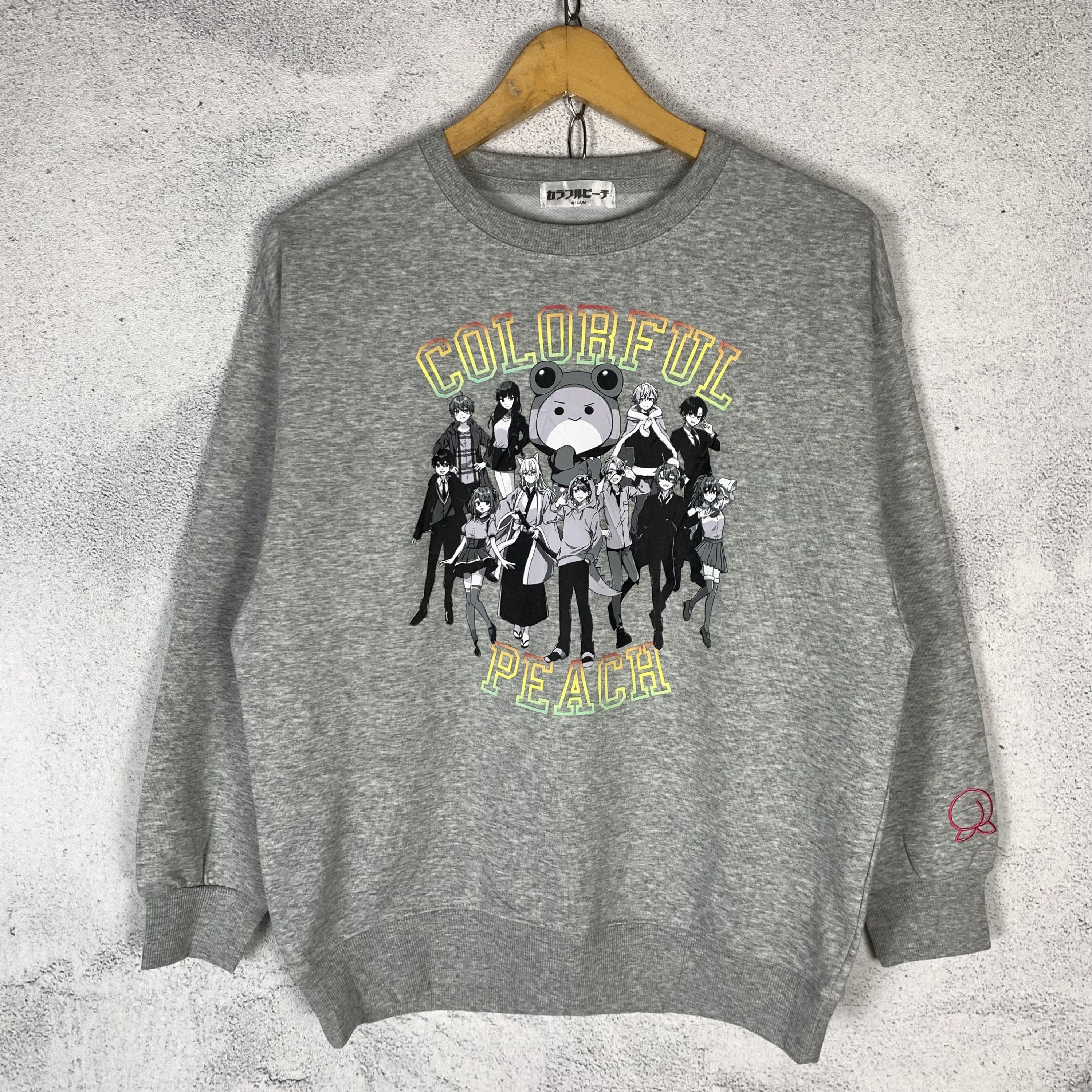 Anime Colorful Peach Video Games Sweatshirt Anime Minecraft Size US S / EU 44-46 / 1 - 1 Thumbnail