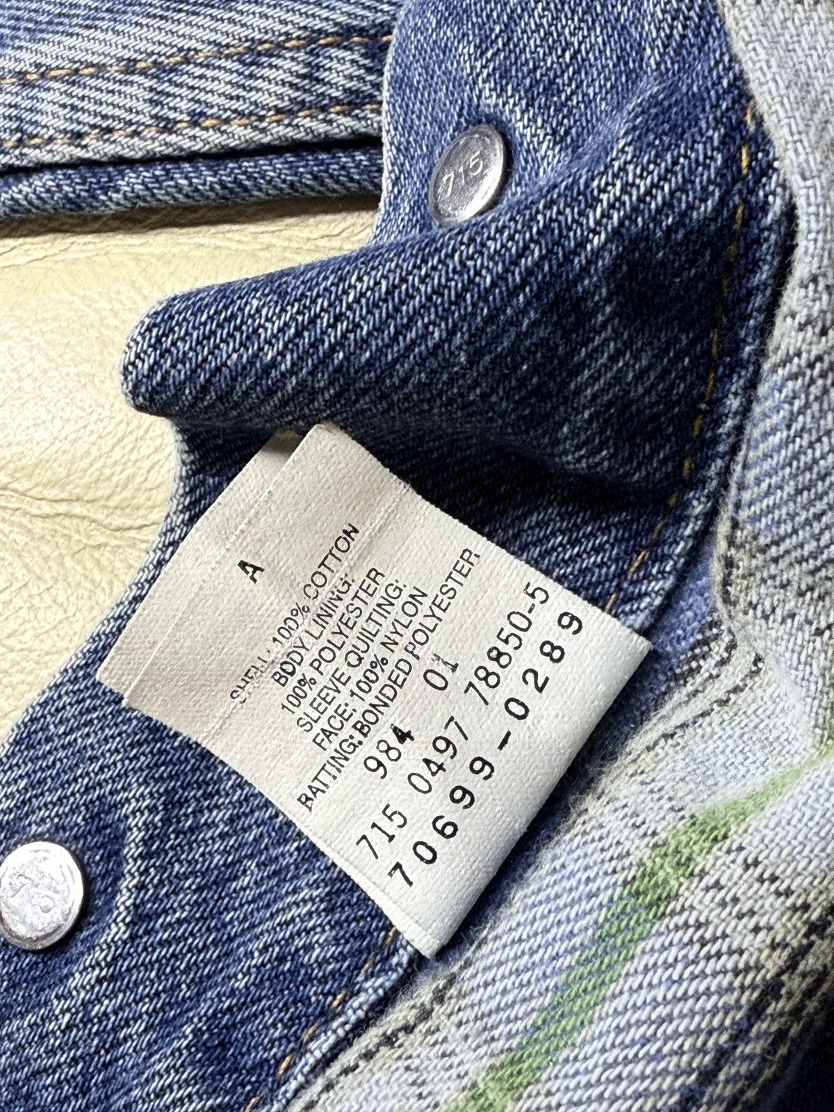 Levi's Vintage 1989 Levi's Denim Jacket Flennel Lined made in USA Size US S / EU 44-46 / 1 - 13 Thumbnail