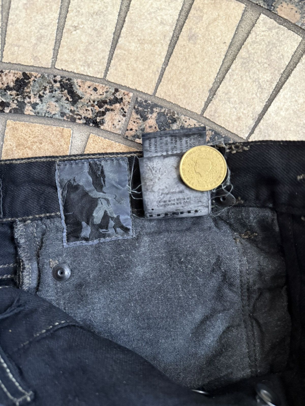 Rick Owens Drkshdw SS09 ‘Strutter’ Banana Cut Denim /BLK Size US 30 / EU 46 - 8 Thumbnail