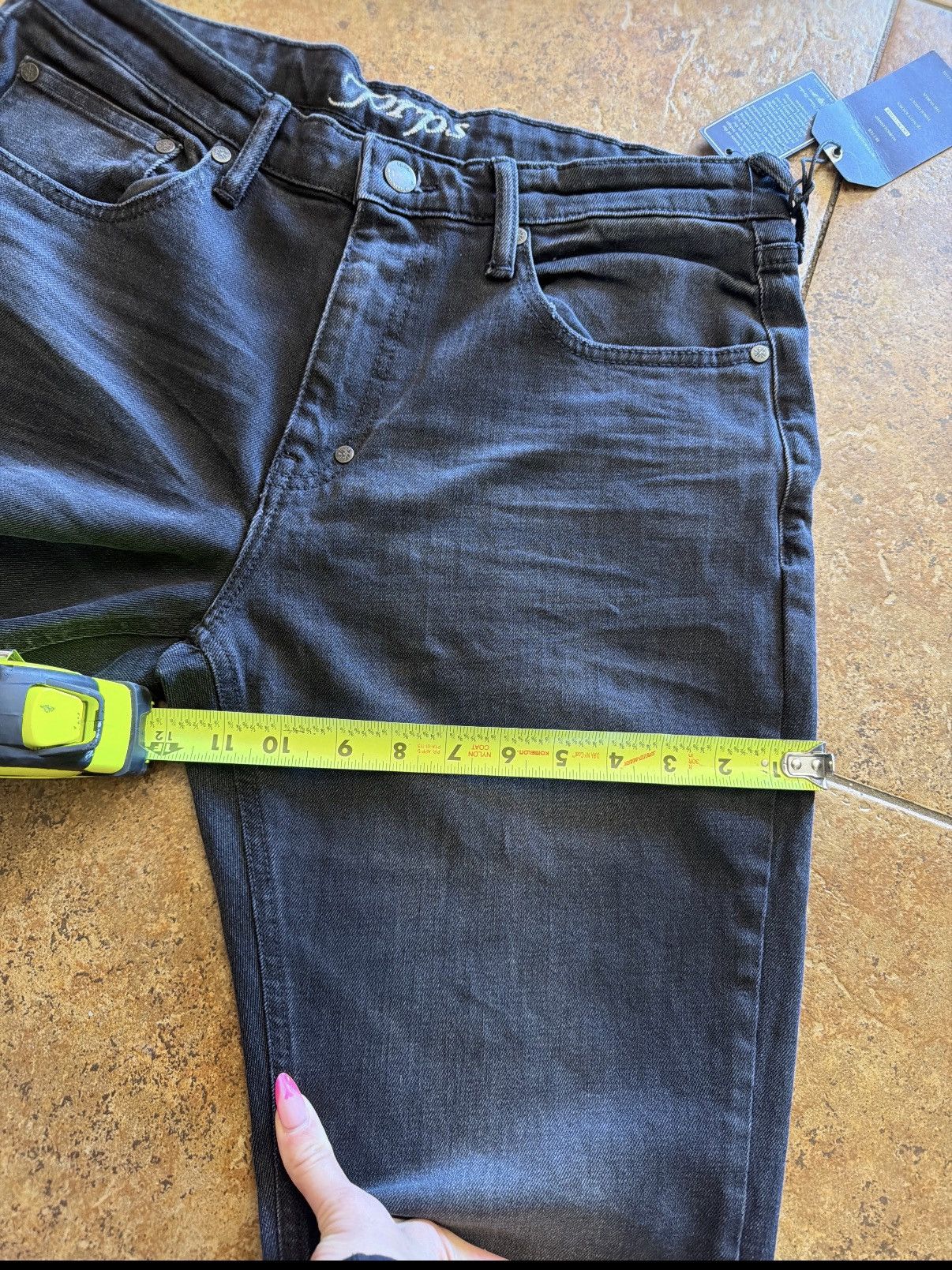 Prps PRPS Le Sabre Slim Straight Dark Wash Jeans Size 34 Size US 34 / EU 50 - 13 Thumbnail