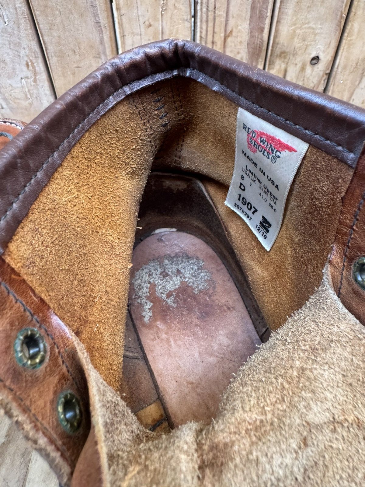 Red Wing Red Wing 1907 Copper Rough Brown Boots US 8 D |UK 7 | EUR 41 Size US 8 / EU 41 - 20 Thumbnail